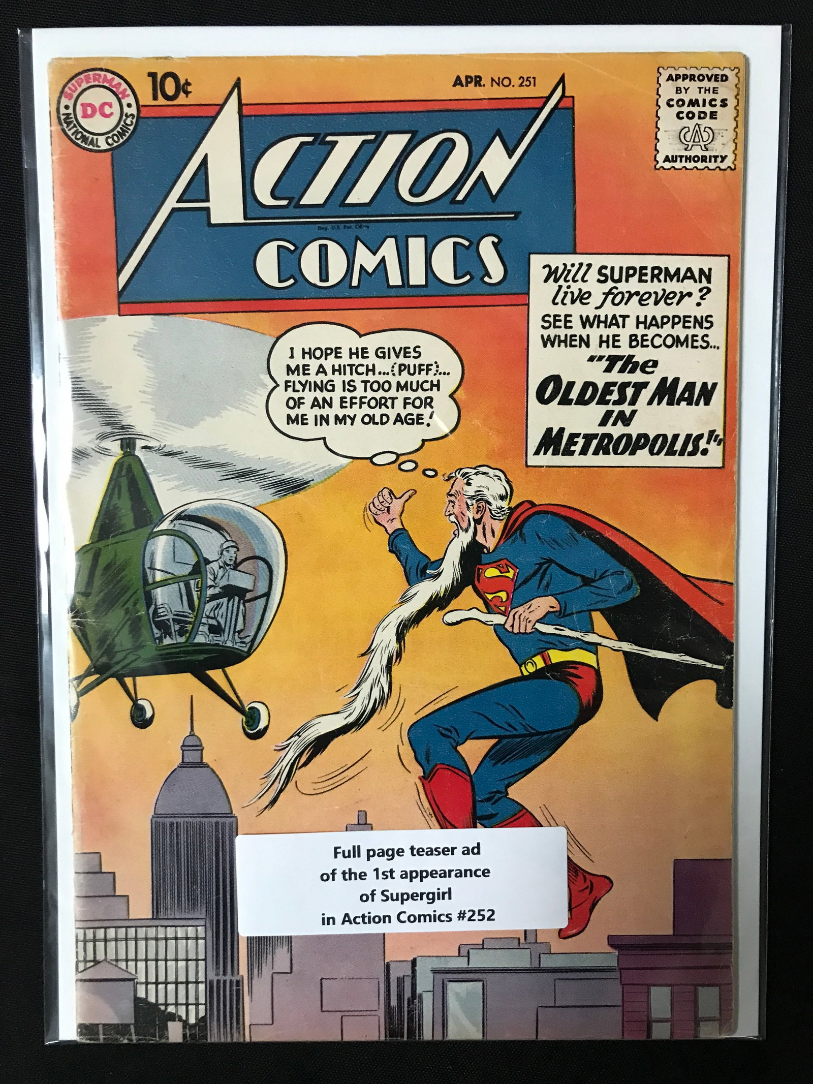 BIG KEY DC COMICS ACTION NO.252 (1ST CAMEO SUPERGIRL): Prices are in Canadian dollars