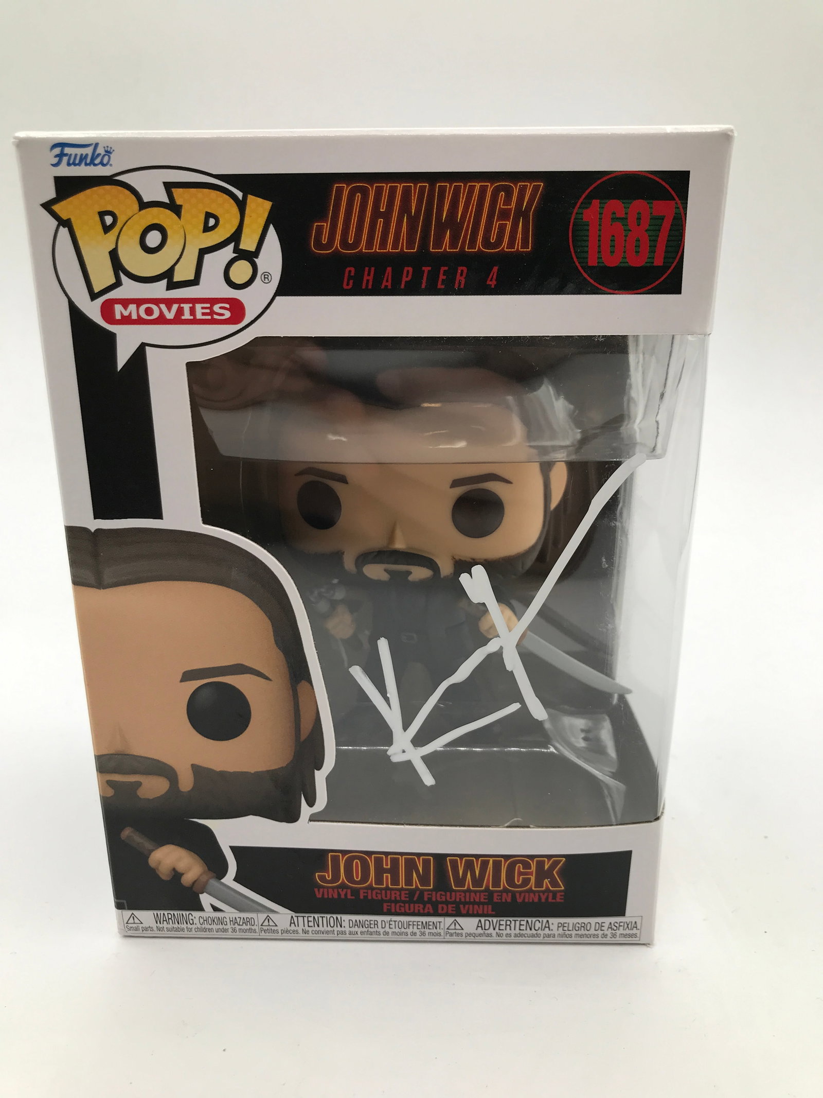 KEANU REAVES SIGNED JOHN WICK FUNKO POP (KB COA): Prices are in Canadian dollars