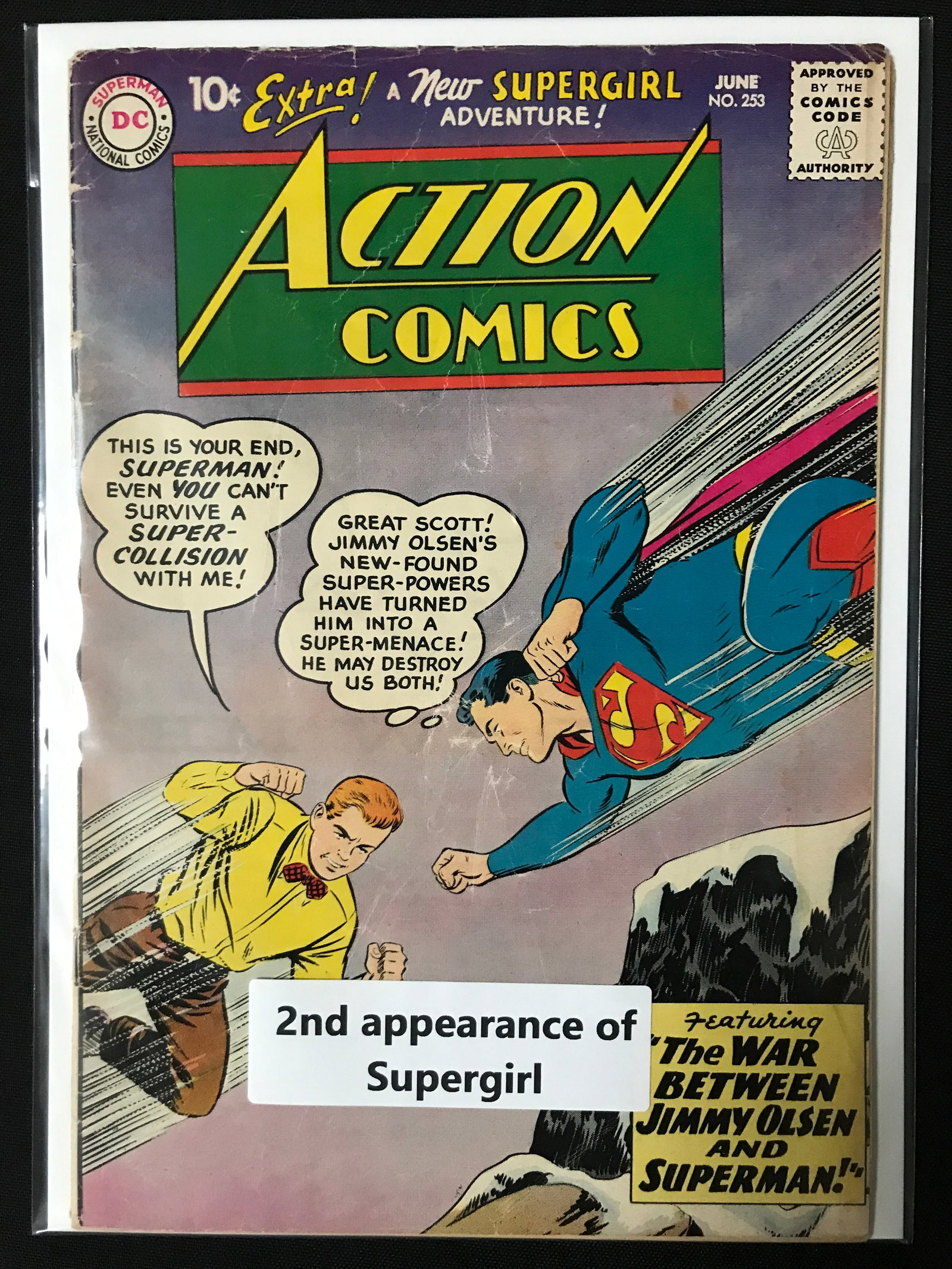 DC COMICS ACTION NO.253 (2ND APPEARANCE SUPERGIRL): Prices are in Canadian dollars