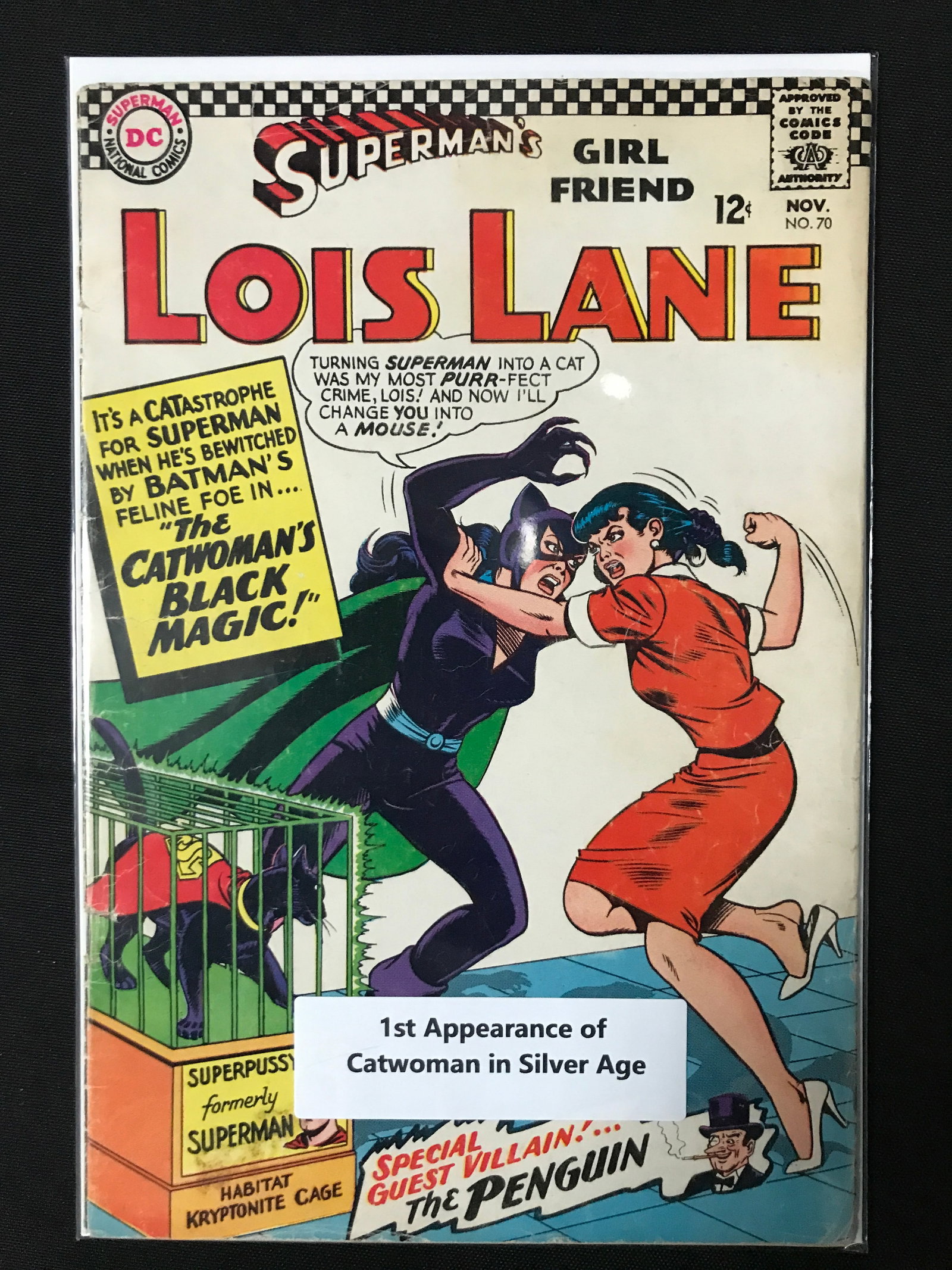BIG KEY DC COMICS LOIS LANE NO.70 (1ST APPEARANCE CATWOMAN IN SILVER AGE): Prices are in Canadian dollars