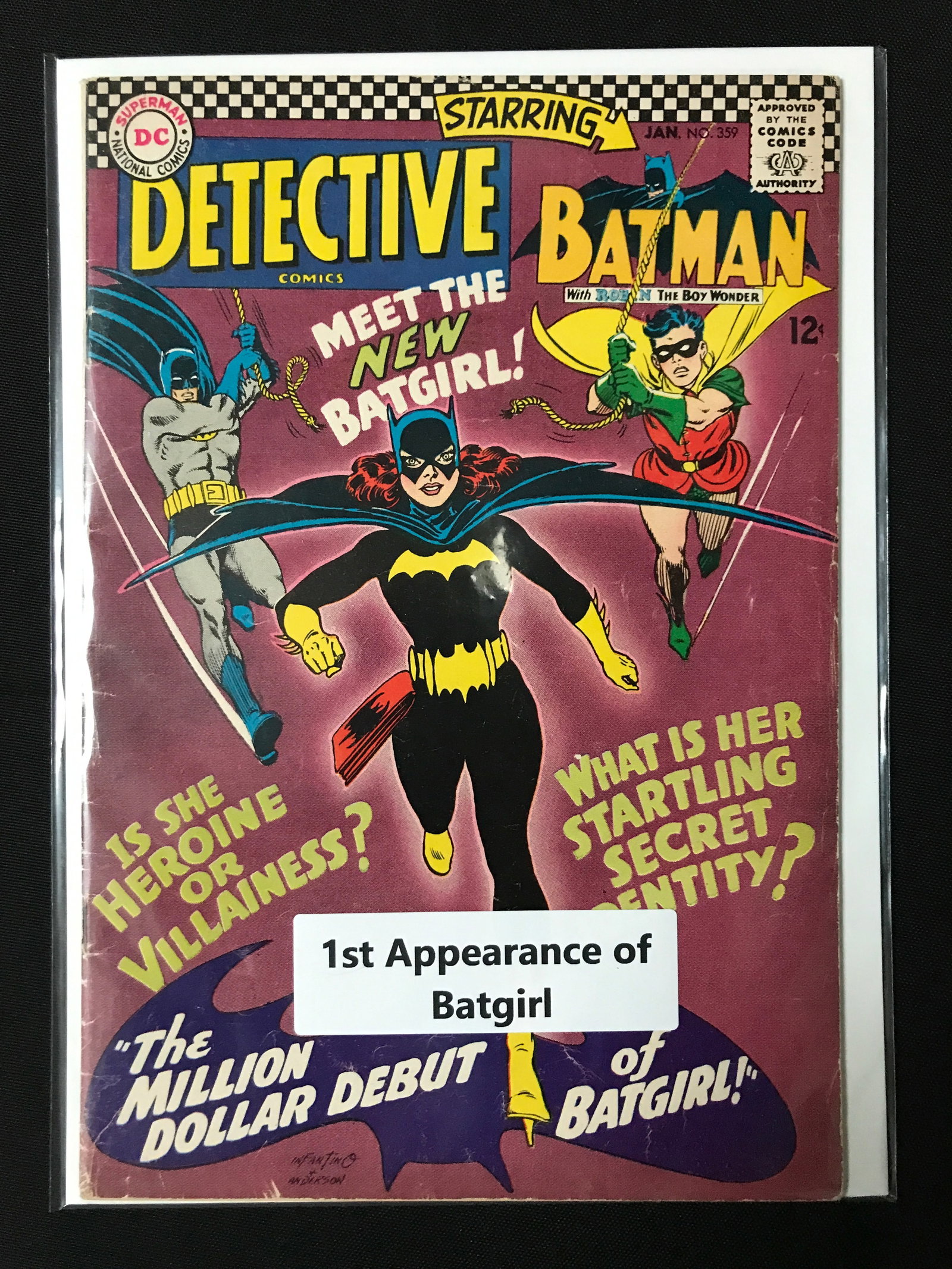 BIG KEY DC COMICS DETECTIVE NO.359 (1ST APPEARANCE BATGIRL): Prices are in Canadian dollars