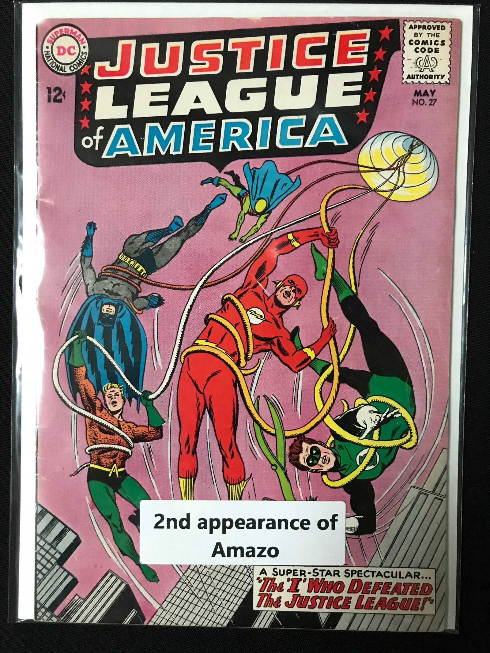 DC COMICS JUSTICE LEAGUE OF AMERICA NO.27 (2ND APPEARANCE AMAZO): Prices are in Canadian dollars