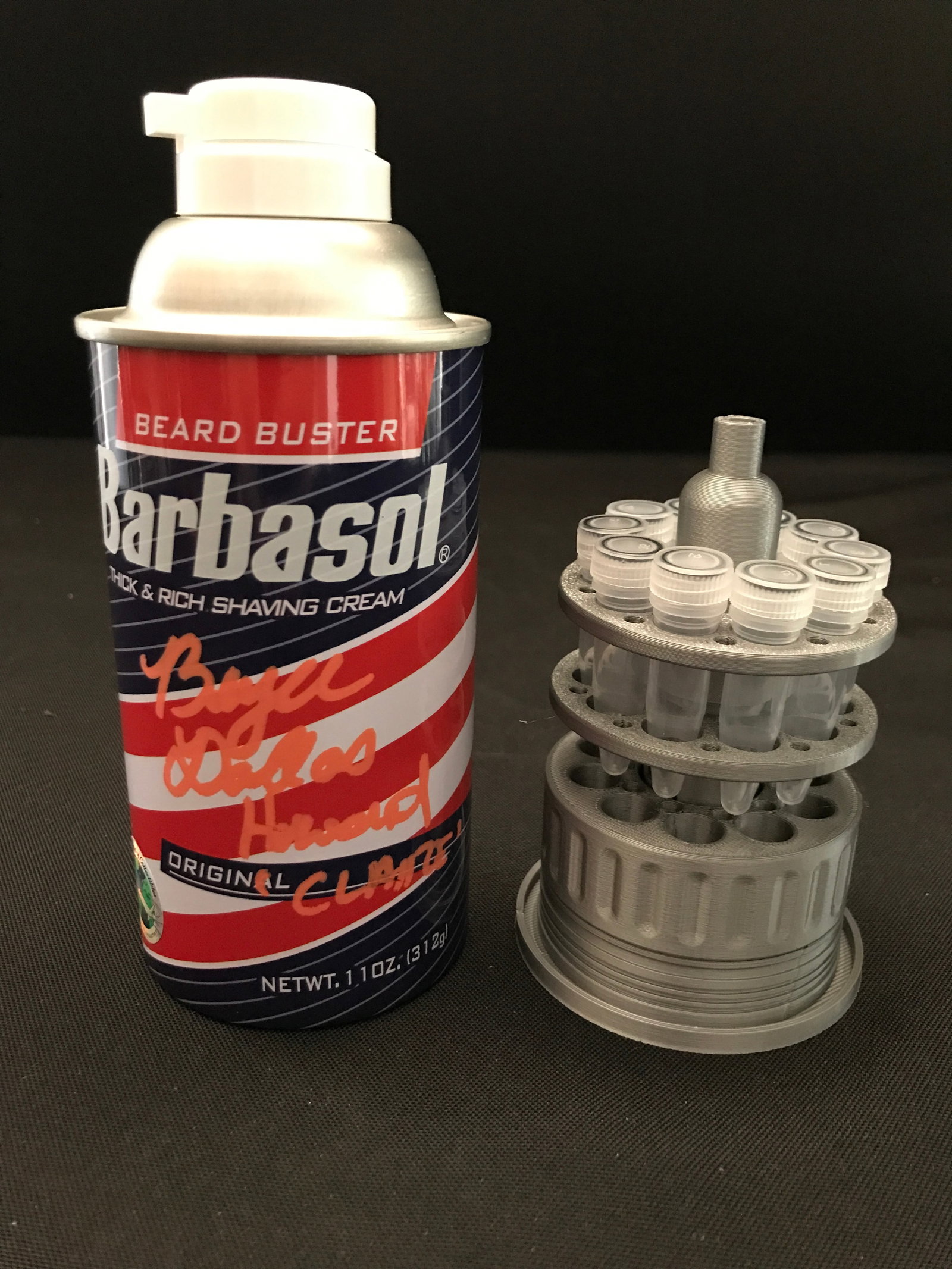 BRYCE DALLAS HOWARD SIGNED BARBASOL SHVING CREAM PROP (WWOC COA): Prices are in Canadian dollars