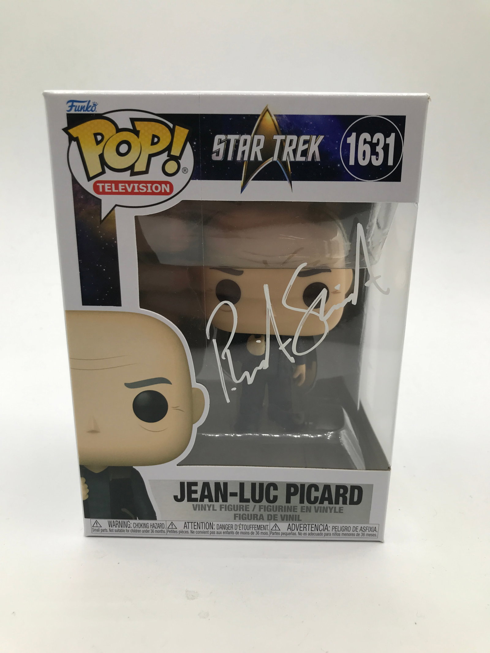 PATRICK STEWART SIGNED STAR TREK FUNKO POP (KB COA): Prices are in Canadian dollars