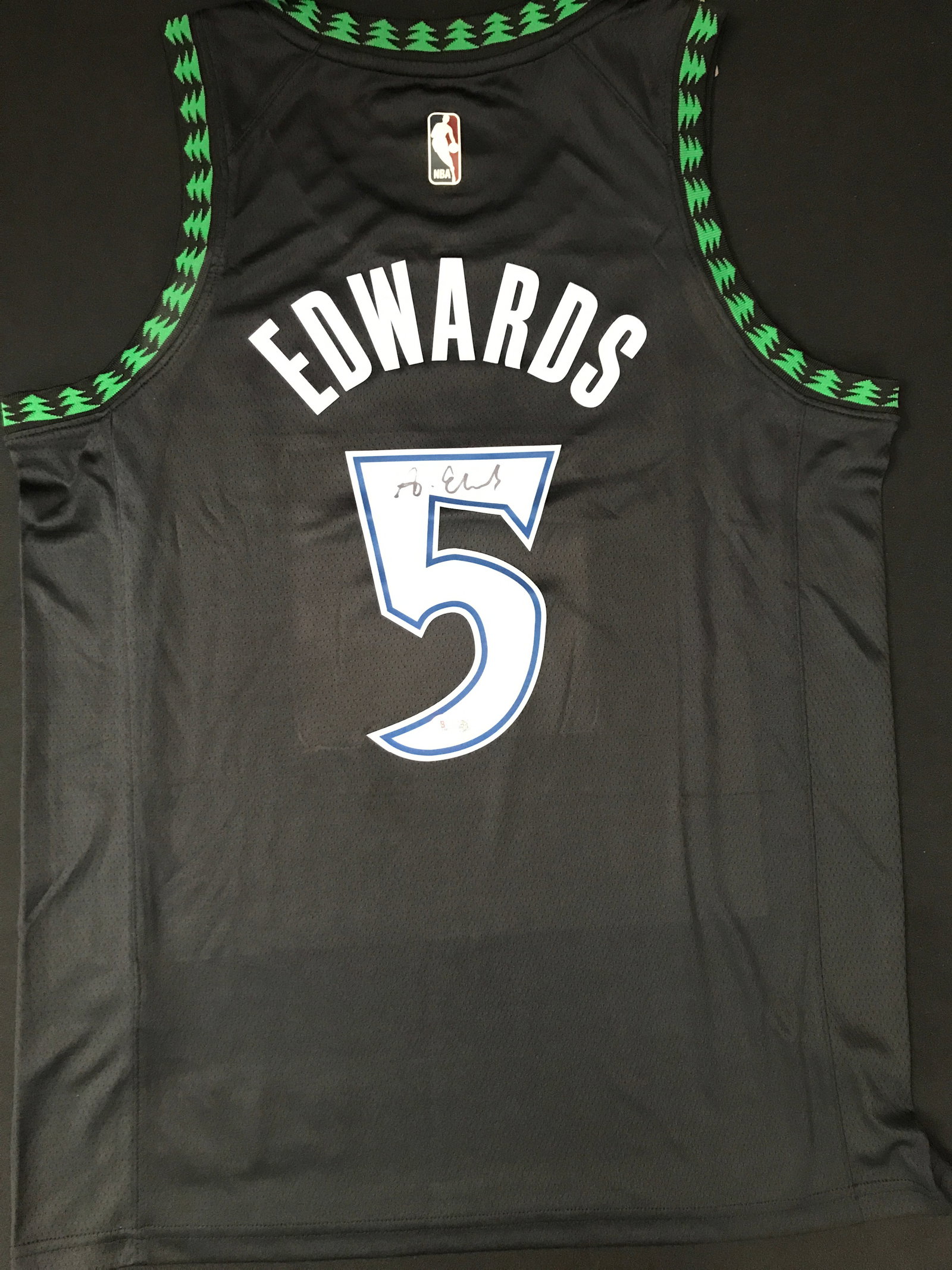 ANTHONY EDWARDS SIGNED MINNESOTA TIMBERWOLVES SIGNED JERSEY - BECKETT COA: Prices are in Canadian dollars