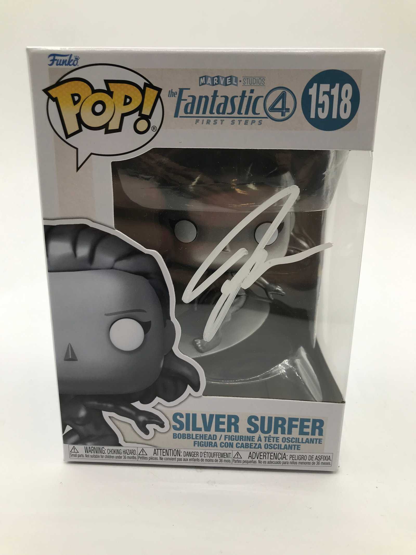 JULIA GARNER SIGNED SILVER SURFER FUNKO POP (HOLLYWOOD COA): Prices are in Canadian dollars