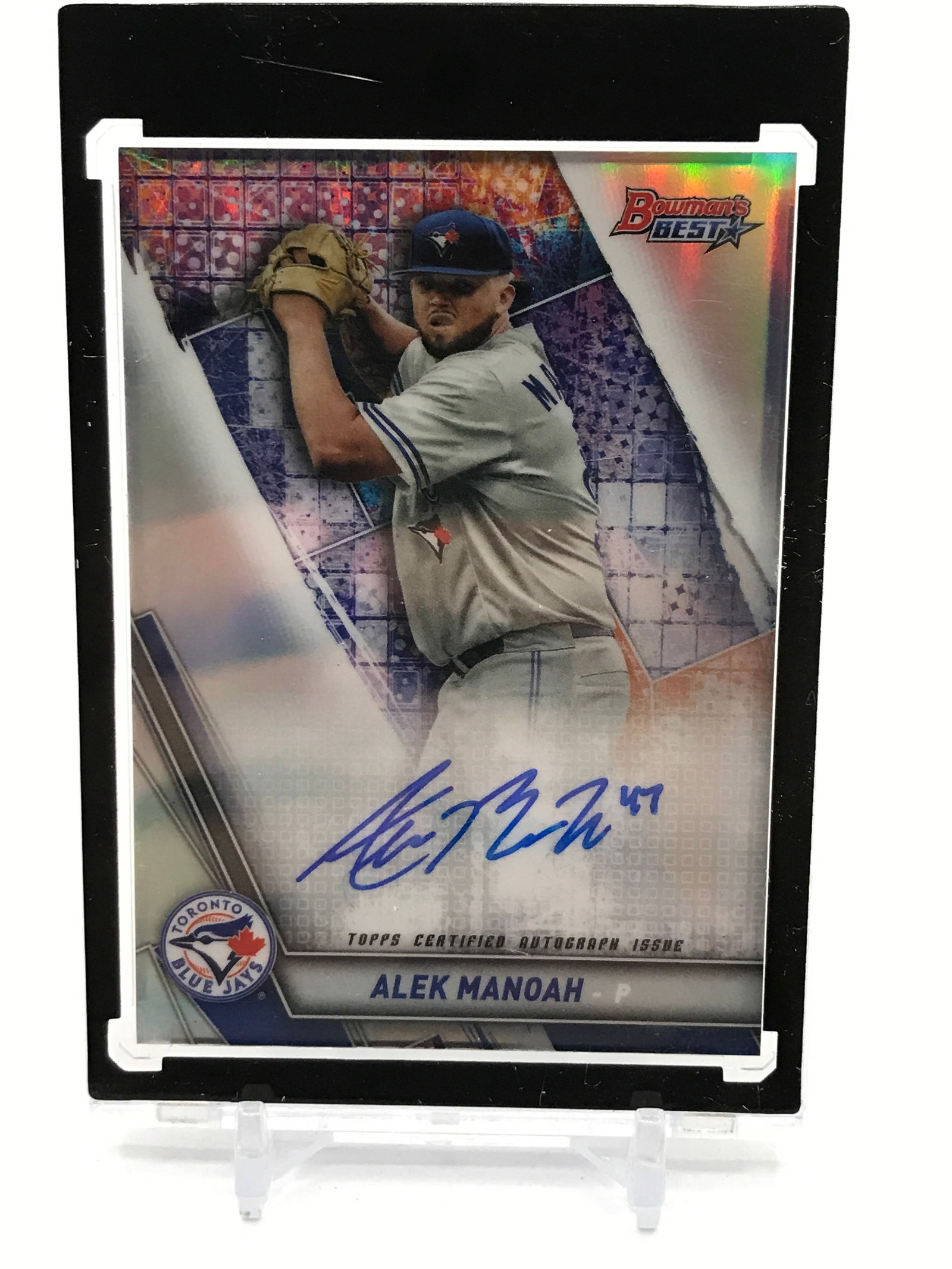 2019 BOWMANS BEST ALEK MANOAH ROOKIE PATCH: Prices are in Canadian dollars