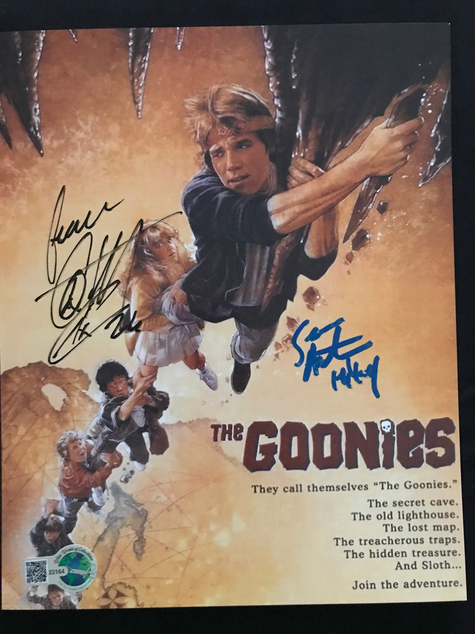 SEAN ASTIN AND COREY FELDMAN SIGNED GOONIES 8 X 10 (WWOC COA): Prices are in Canadian dollars