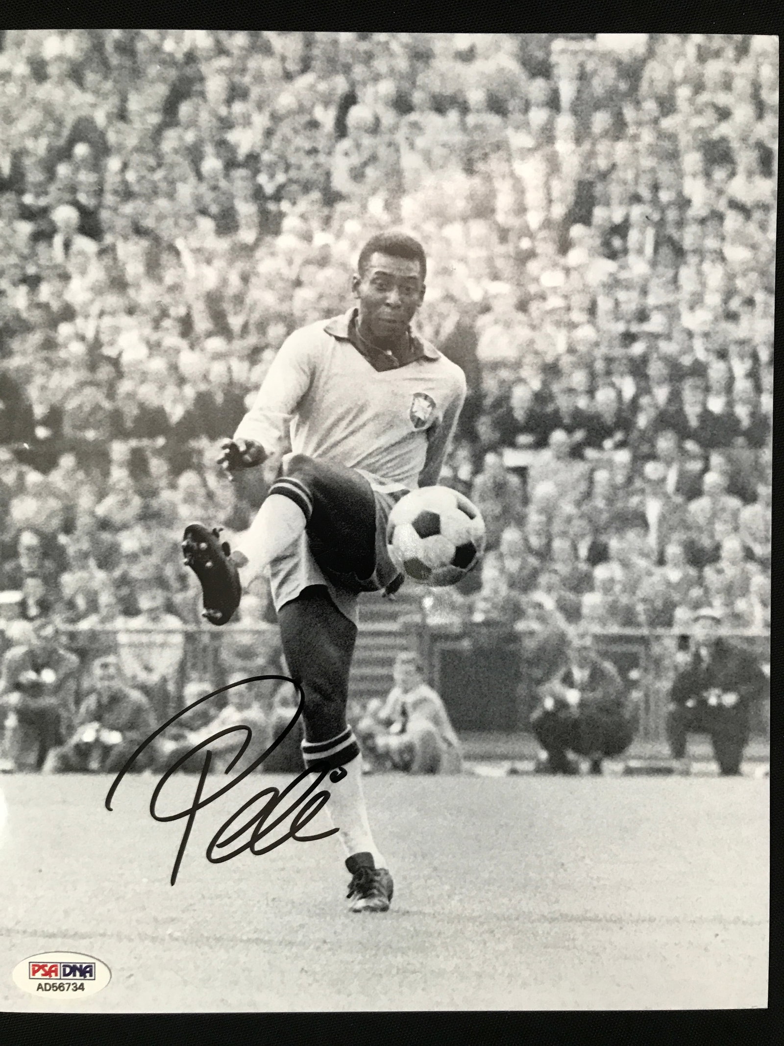 PELE SIGNED 8X10 - PSA COA (1 of 1)