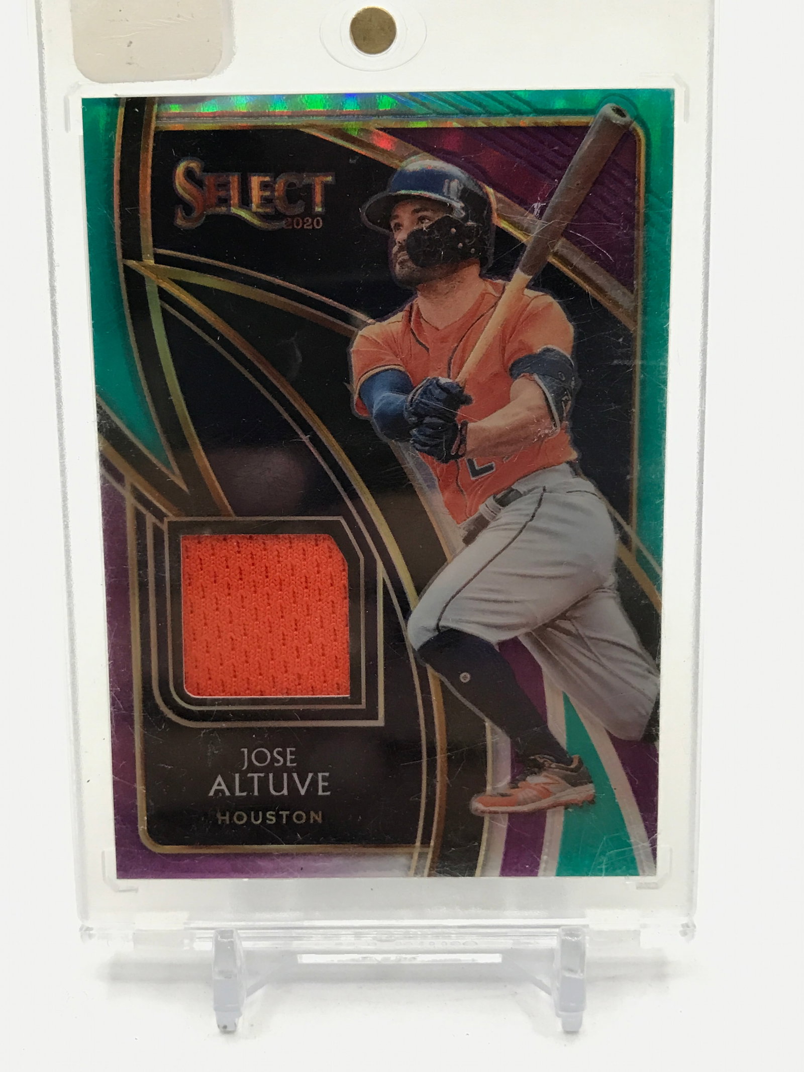2020 PANINI SELECT JOSE ALTUVE PATCH 18/75: Prices are in Canadian dollars