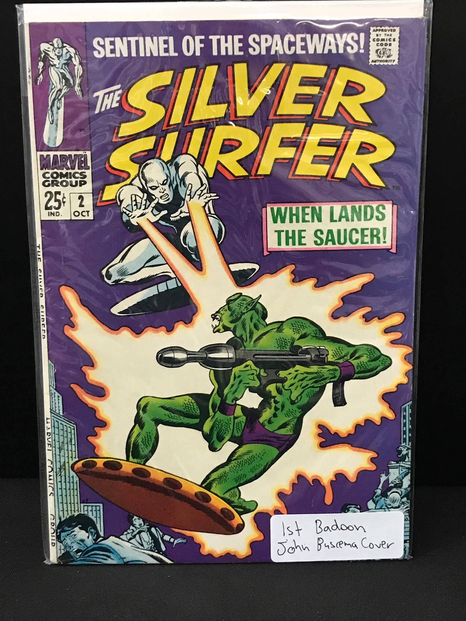 MARVEL COMICS THE SILVER SURFER NO.2 (1ST APPEARANCE BABOON): Prices are in Canadian dollars