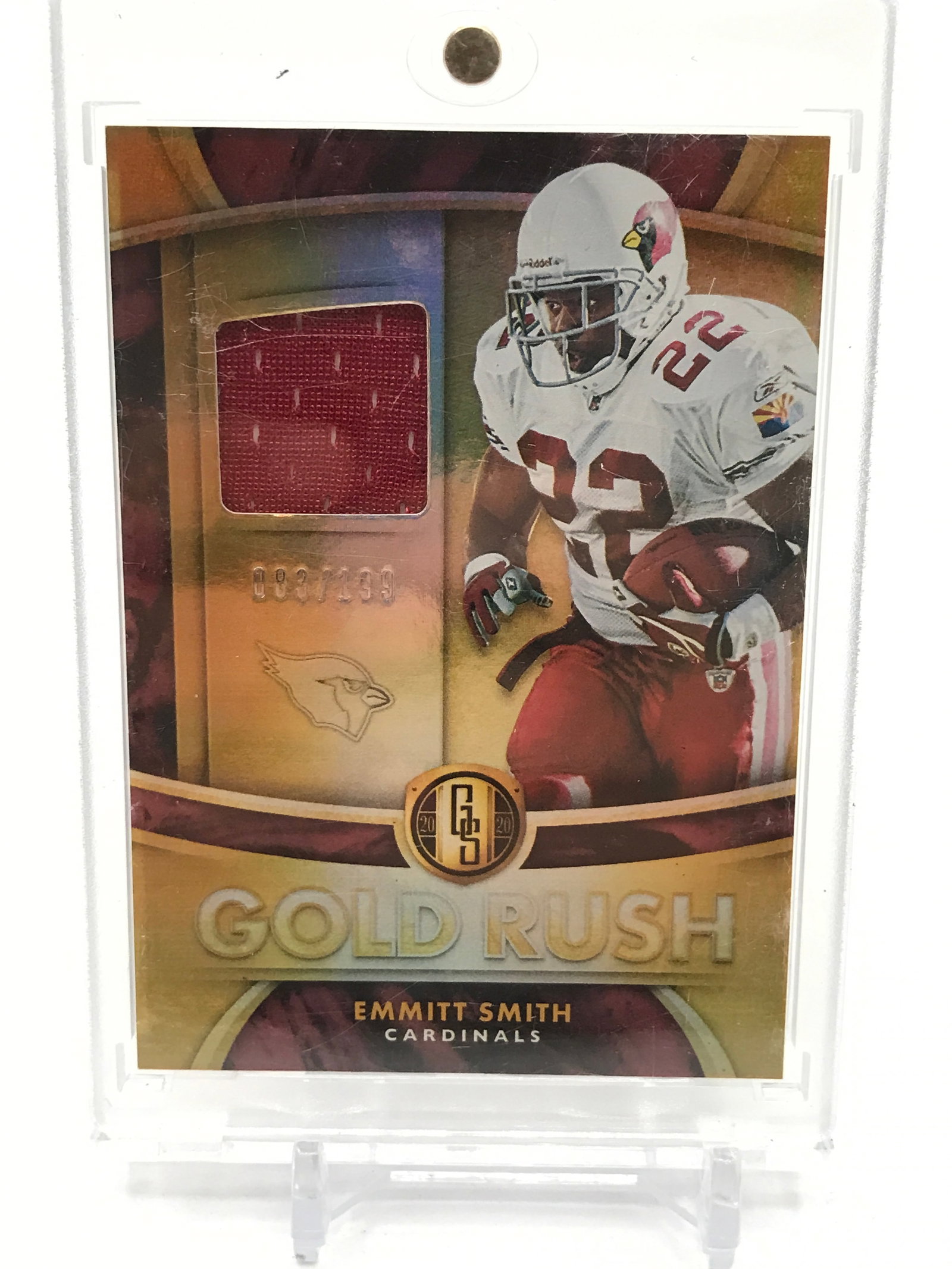 2020 PANINI GOLD STANDARD EMMITT SMITH PATCH CARD 83/199: Prices are in Canadian dollars