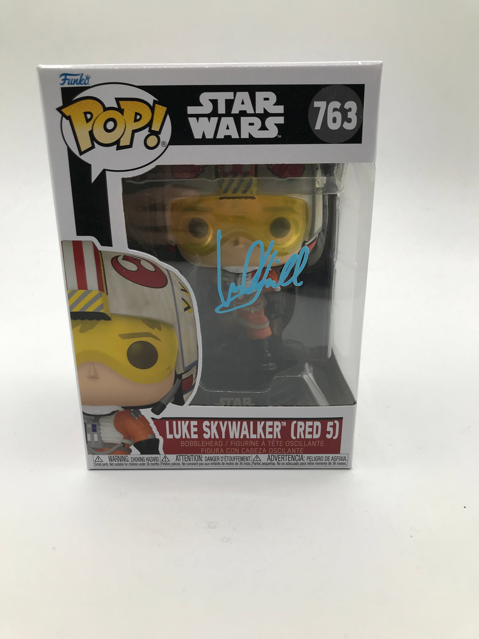 MARK HAMILL SIGNED LUKE SKYWALKER FUNKO POP (WWOC COA): Prices are in Canadian dollars