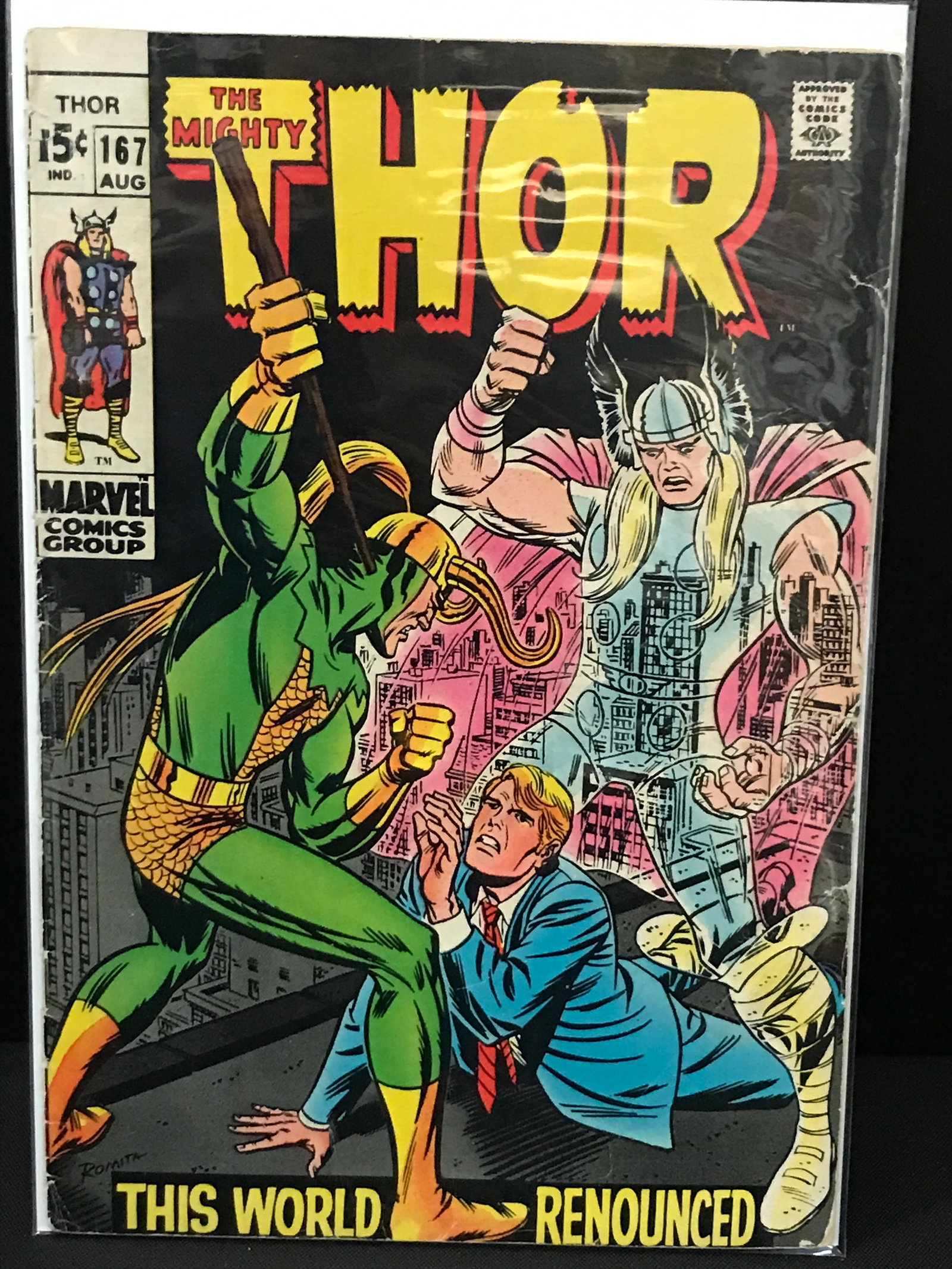 MARVEL COMICS THE MIGHY THOR NO.167 (1 of 1)