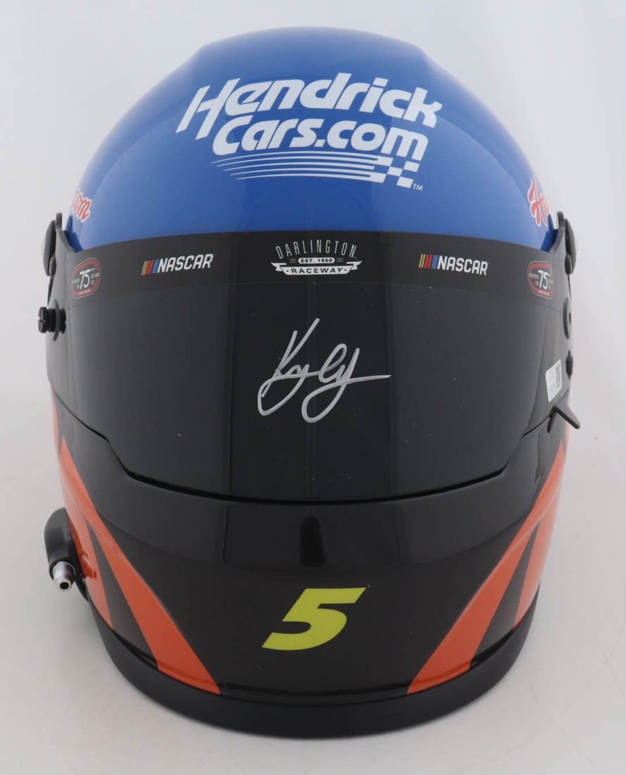 KYLE HENDRICKS SIGNED FULL SIZE NASCAR HELMET (KENDRICK COA): Prices are in Canadian dollars