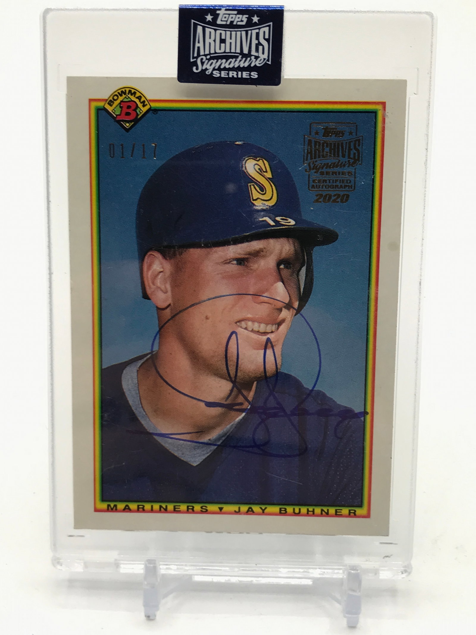 2020 BOWMAN ARCHIVES JAY BUHNER AUTO 1/17: Prices are in Canadian dollars