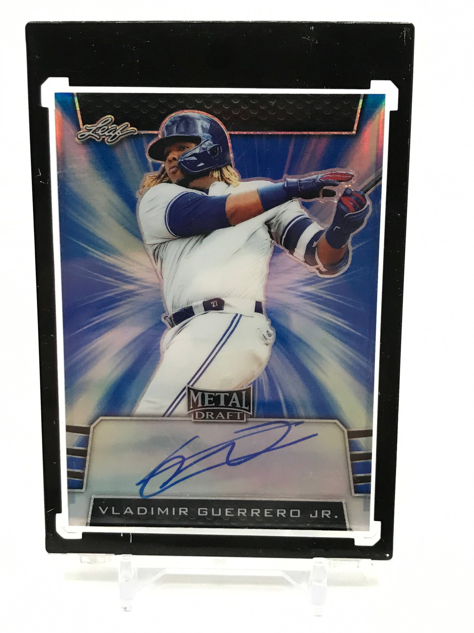 2019 LEAF METAL DRAFT VLADIMIR GUERRERO JR ROOKIE AUTO 18/30: Prices are in Canadian dollars