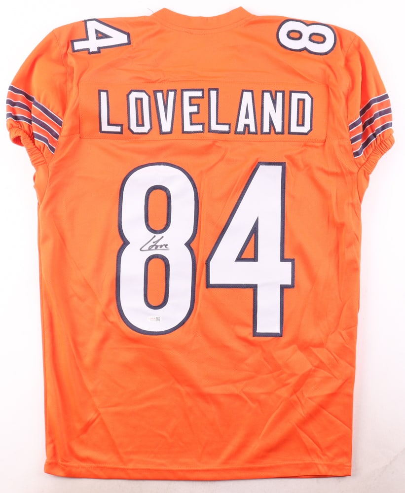 COLSTON LOVELAND SIGNED CHICAGO BEARS JERSEY - JSA COA: Prices are in Canadian dollars
