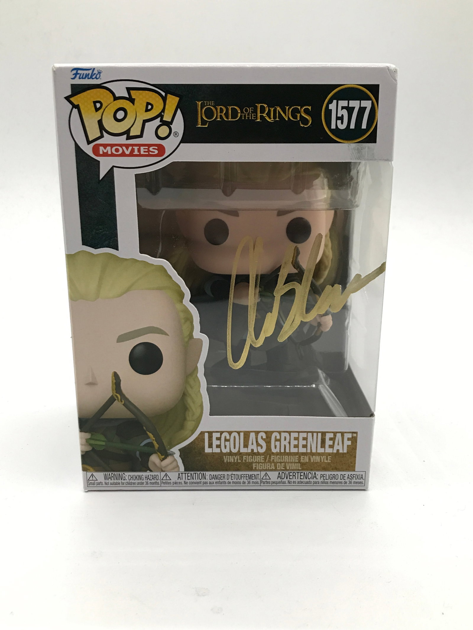 ORLANDO BLOOM SIGNED LEGOLAS FUNKO POP (WWOC COA): Prices are in Canadian dollars