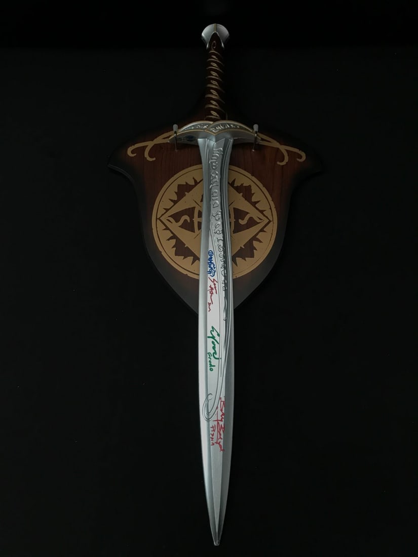 LORD OF THE RINGS MULTI SIGNED STING SWORD (WWOC COA): WOOD,ASTIN,MONAHAN,BOYDPrices are in Canadian dollars