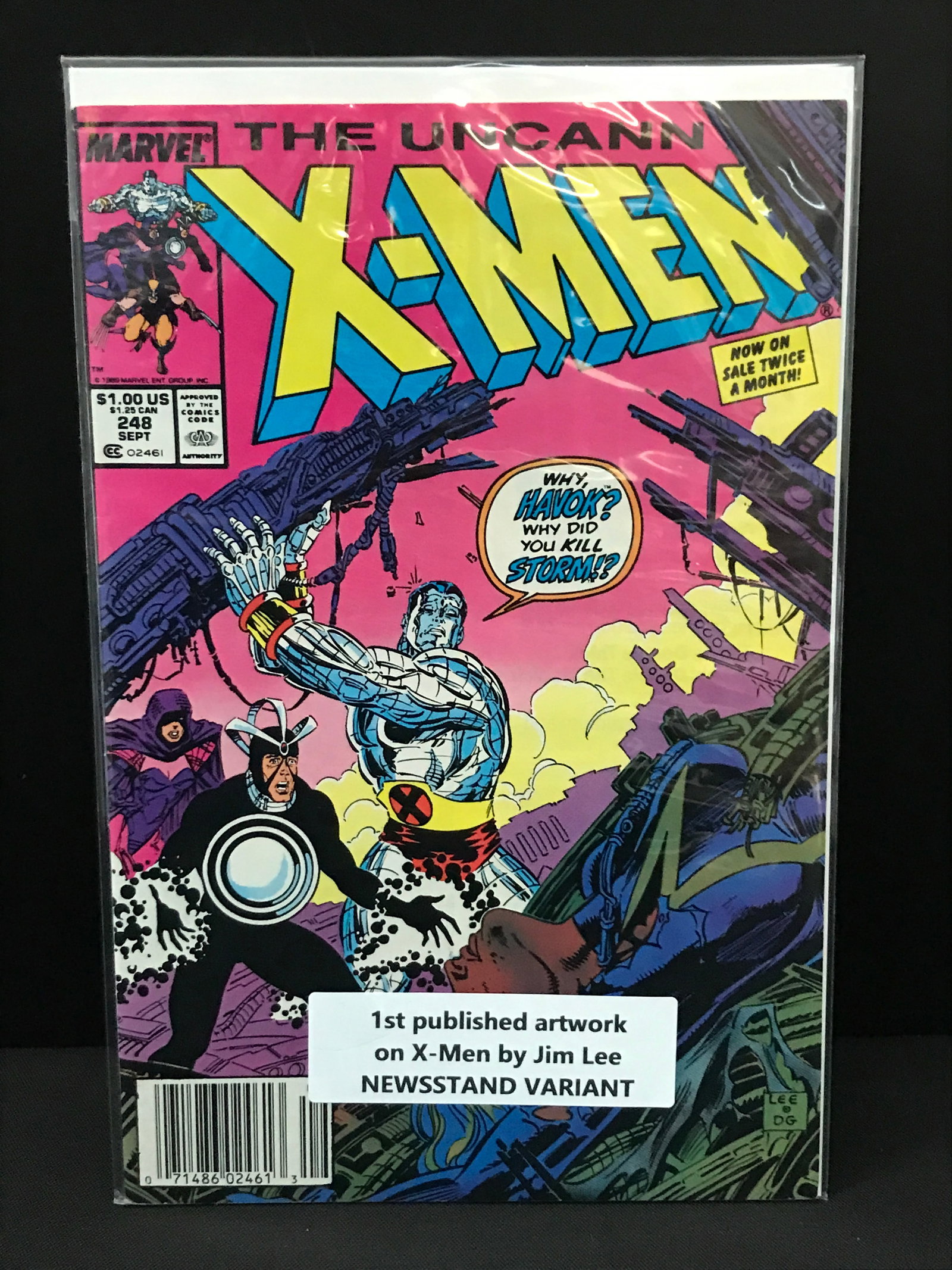 MARVEL COMICS THE UNCANNY X-MEN NO.248: Prices are in Canadian dollars