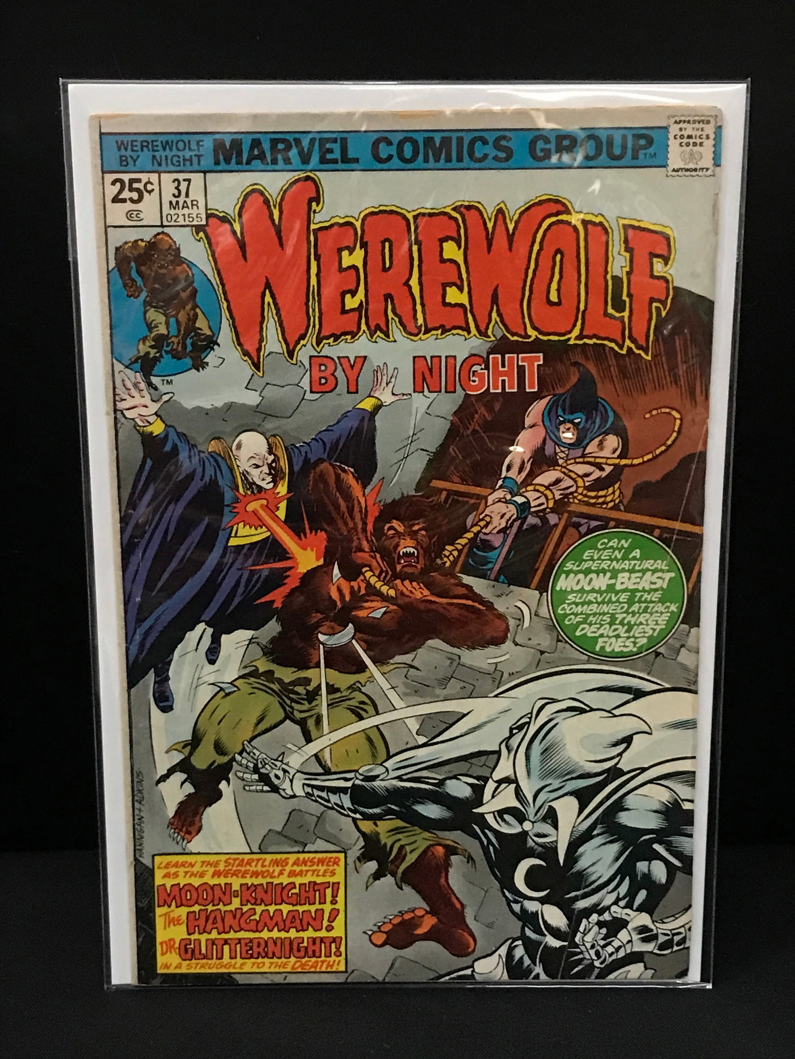 WEREWOLF BY NIGHT #37 - MARVEL COMICS: Prices are in Canadian dollars