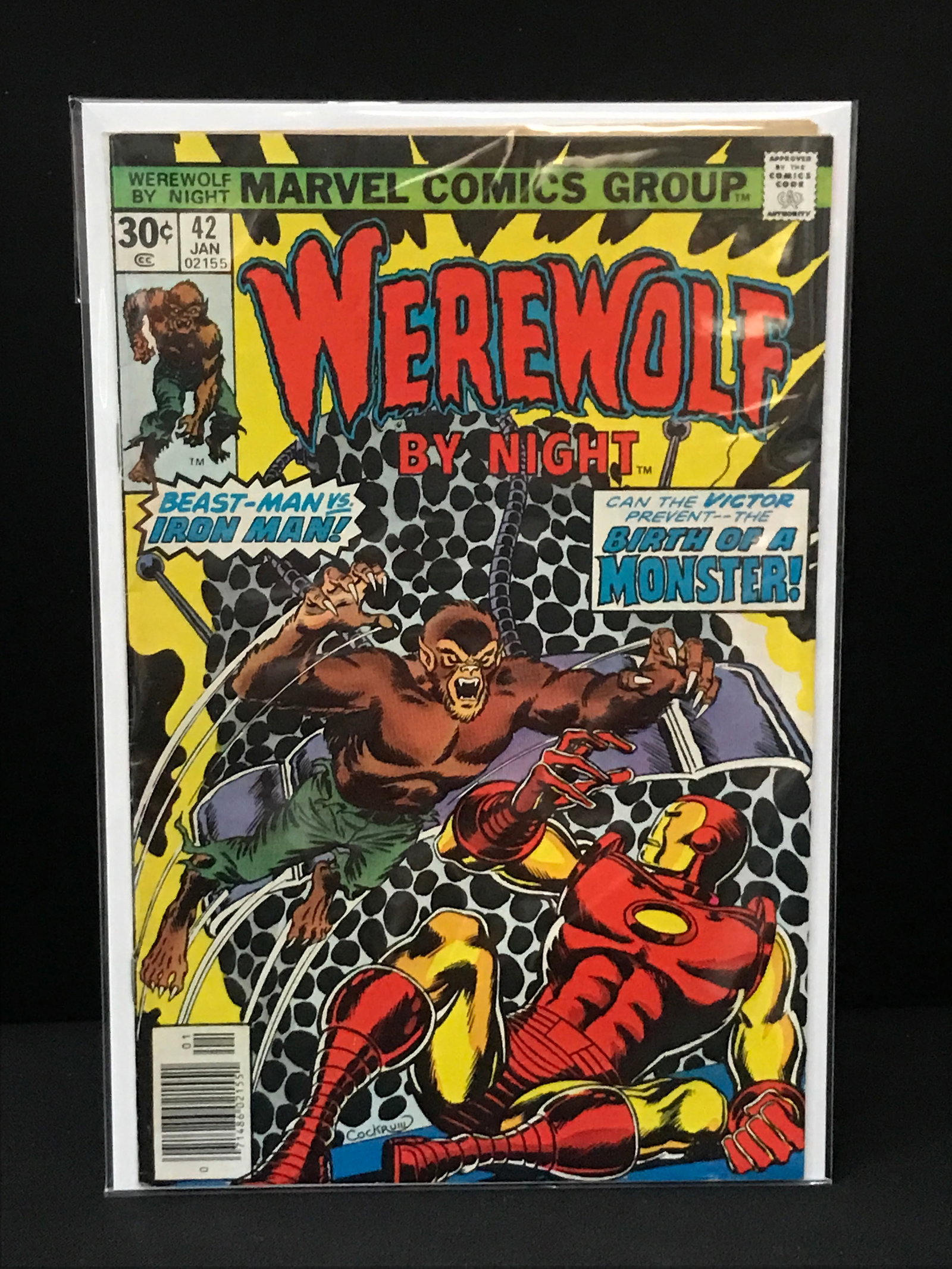 WEREWOLF BY NIGHT COMICS #42 - MARVEL COMICS: Prices are in Canadian dollars