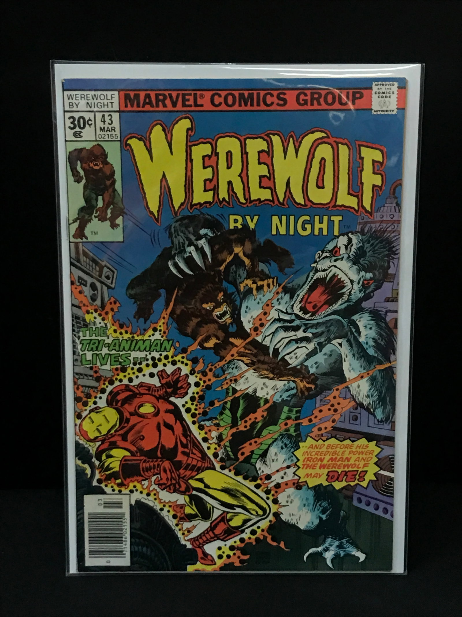 WEREWOLF BY NIGHT COMICS #43 - MARVEL COMICS: Prices are in Canadian dollars