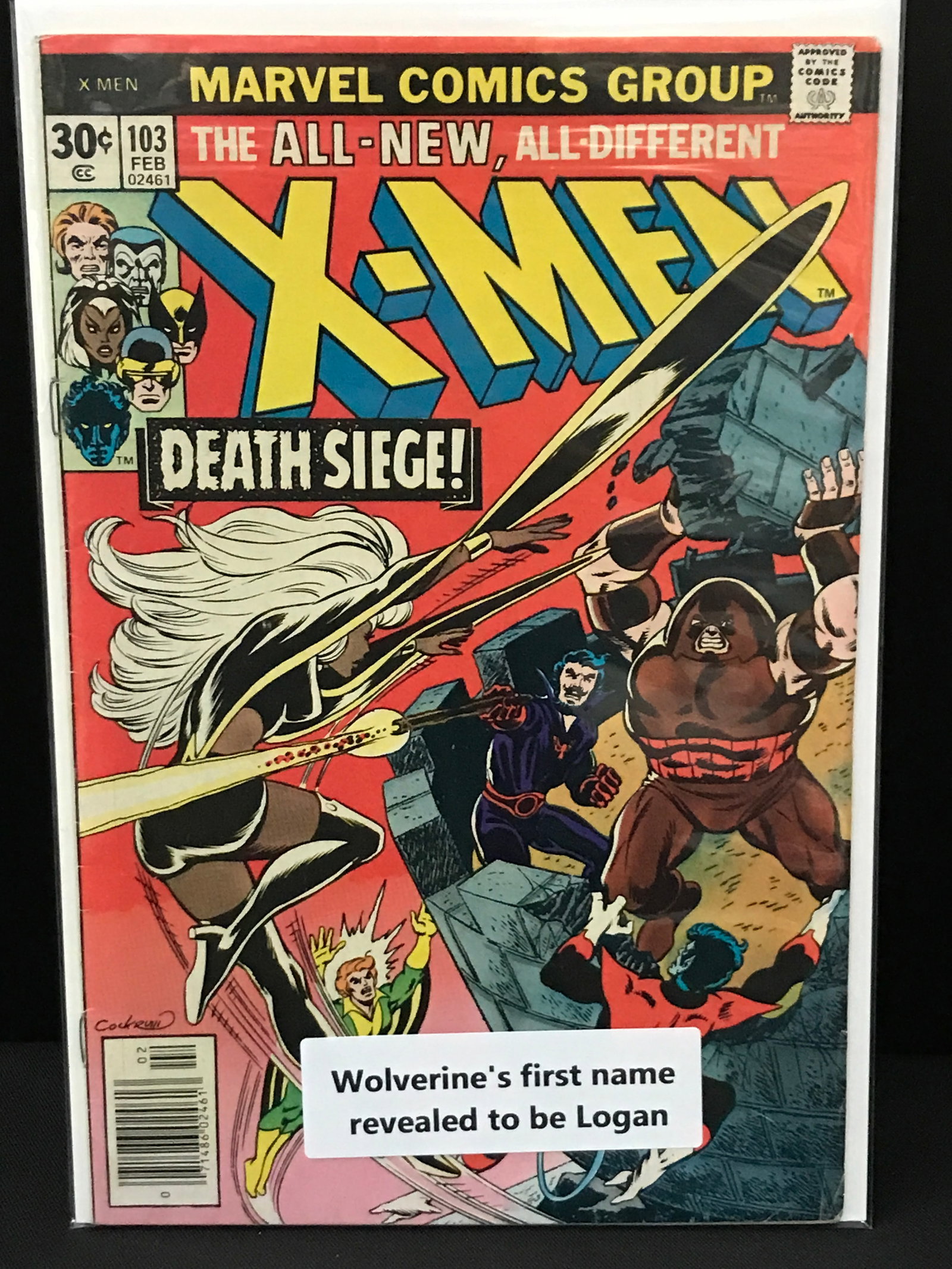 MARVEL COMICS THE X-MEN NO.103: Prices are in Canadian dollars