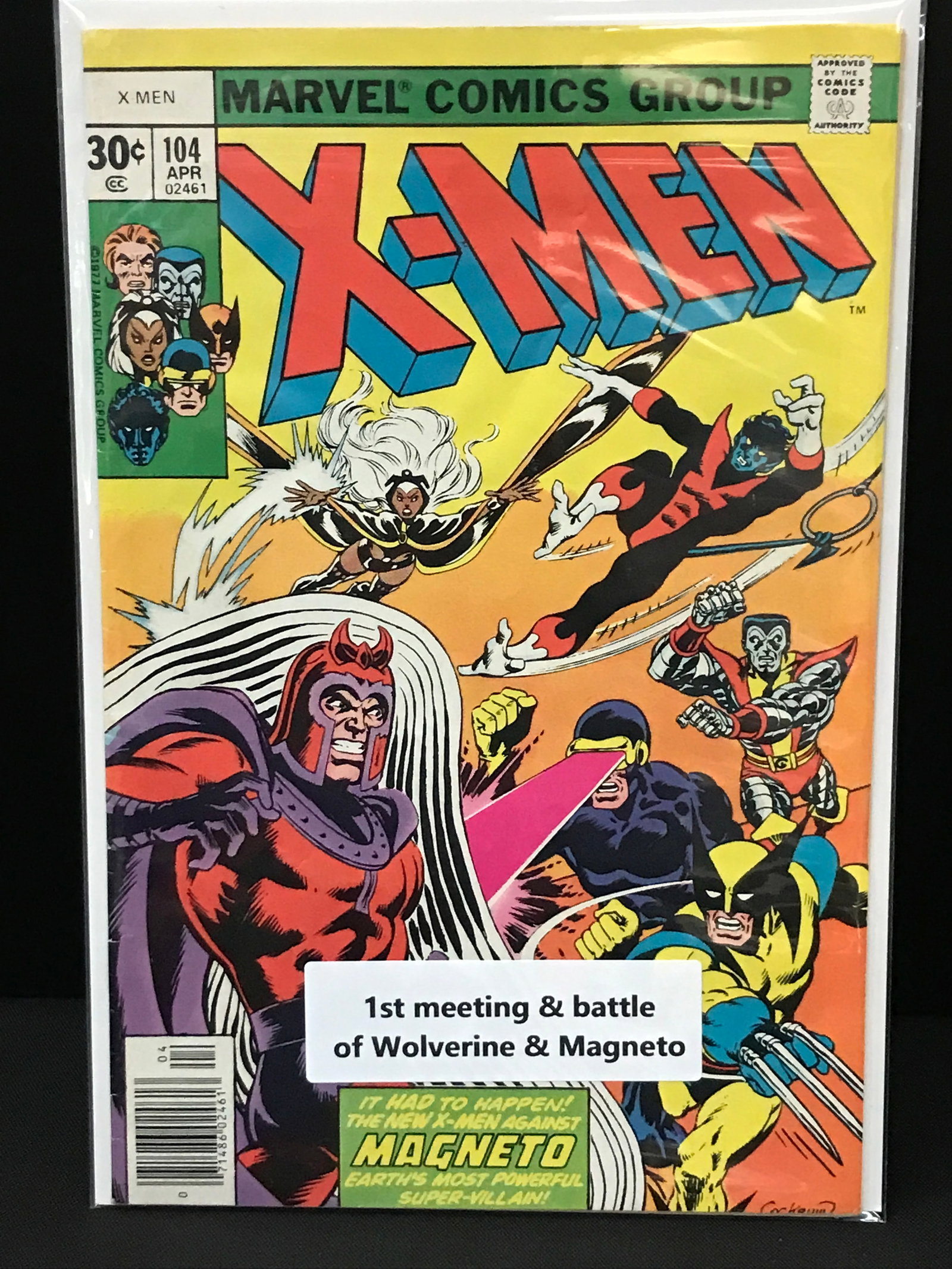 MARVEL COMICS THE X-MEN NO.104: Prices are in Canadian dollars