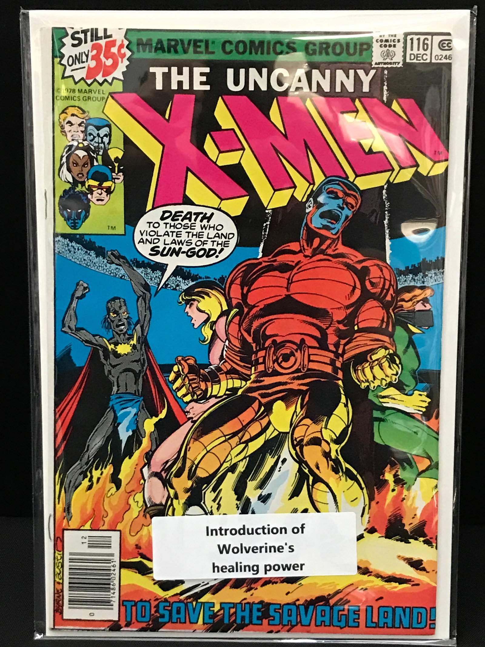MARVEL COMICS THE UNCANNY X-MEN NO.116: Prices are in Canadian dollars
