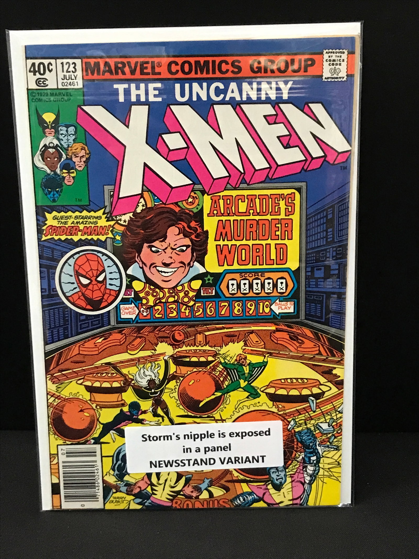 MARVEL COMICS THE UNCANNY X-MEN NO.123 (STORM NIPPLE IS EXPOSED): Prices are in Canadian dollars