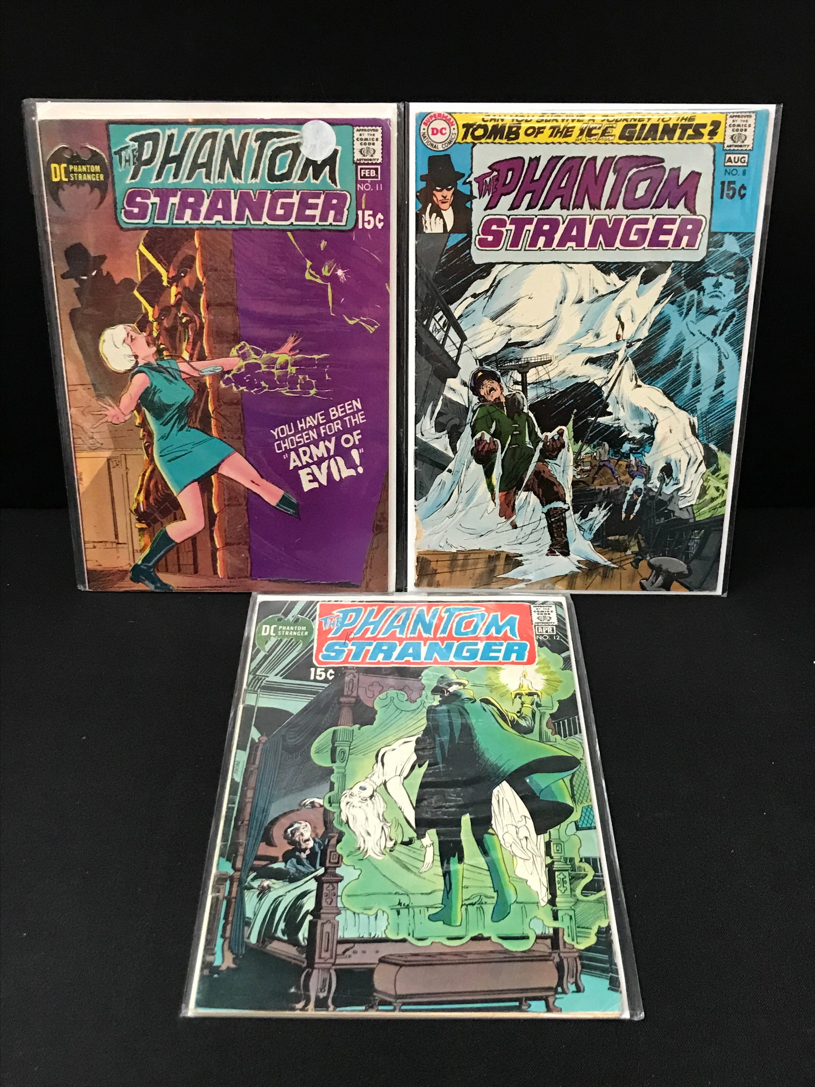 LOT OF 3 PHANTOM STRANGER COMICS - DC COMICS: Prices are in Canadian dollars