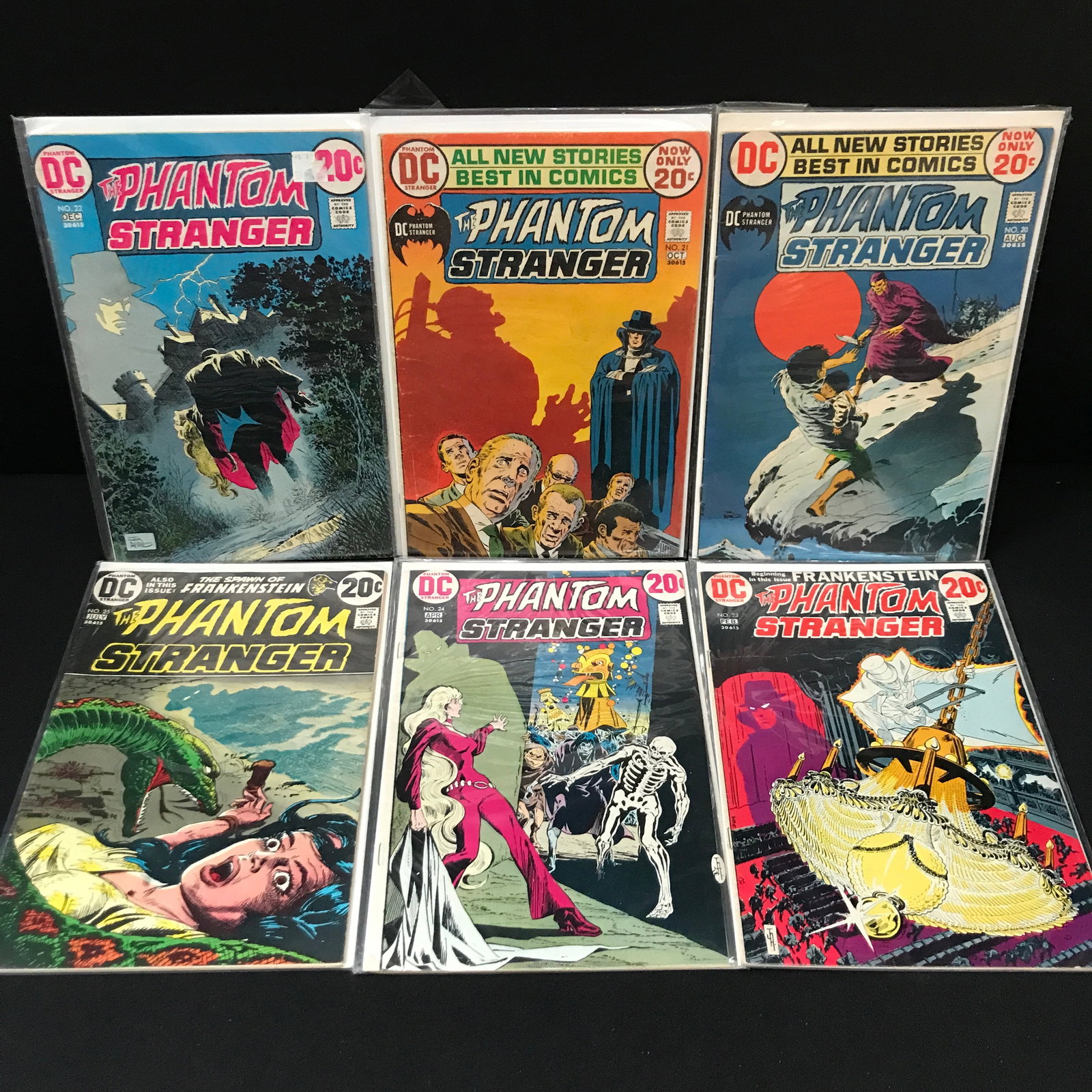 LOT OF 6 PHANTOM STRANGER COMICS #20 - #25 - DC COMICS: Prices are in Canadian dollars