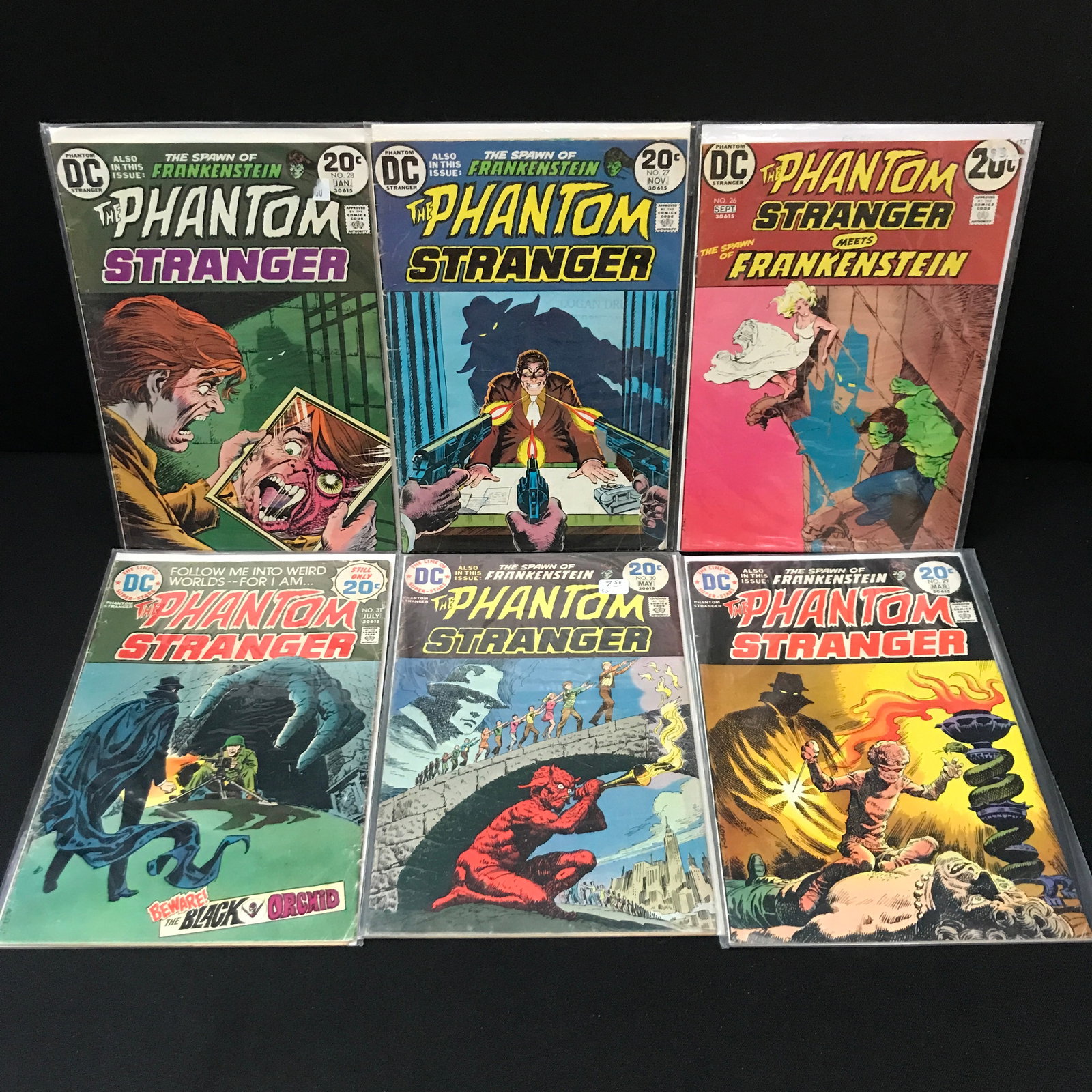 LOT OF 6 PHANTOM STRANGER COMICS #26 - #31 - DC COMICS: Prices are in Canadian dollars