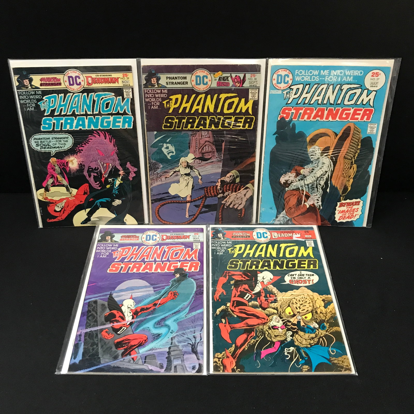 LOT OF 5 PHANTOM STRANGER COMICS #37- #41 - DC COMICS (1 of 1)
