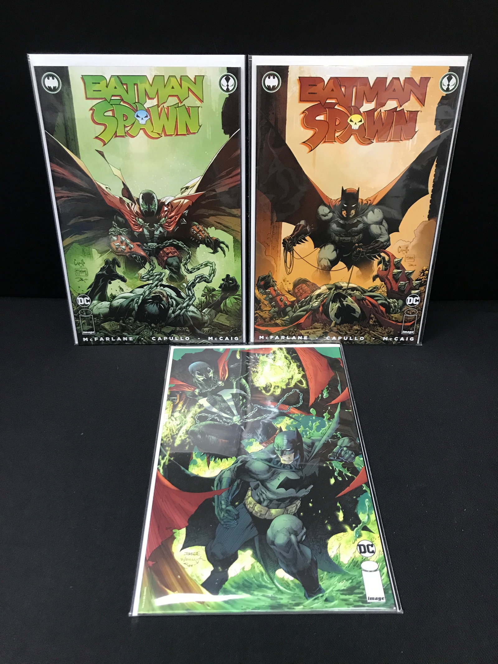 LOT OF 3 BATMAN & SPAWN COMICS - IMAGE / DC: Prices are in Canadian dollars