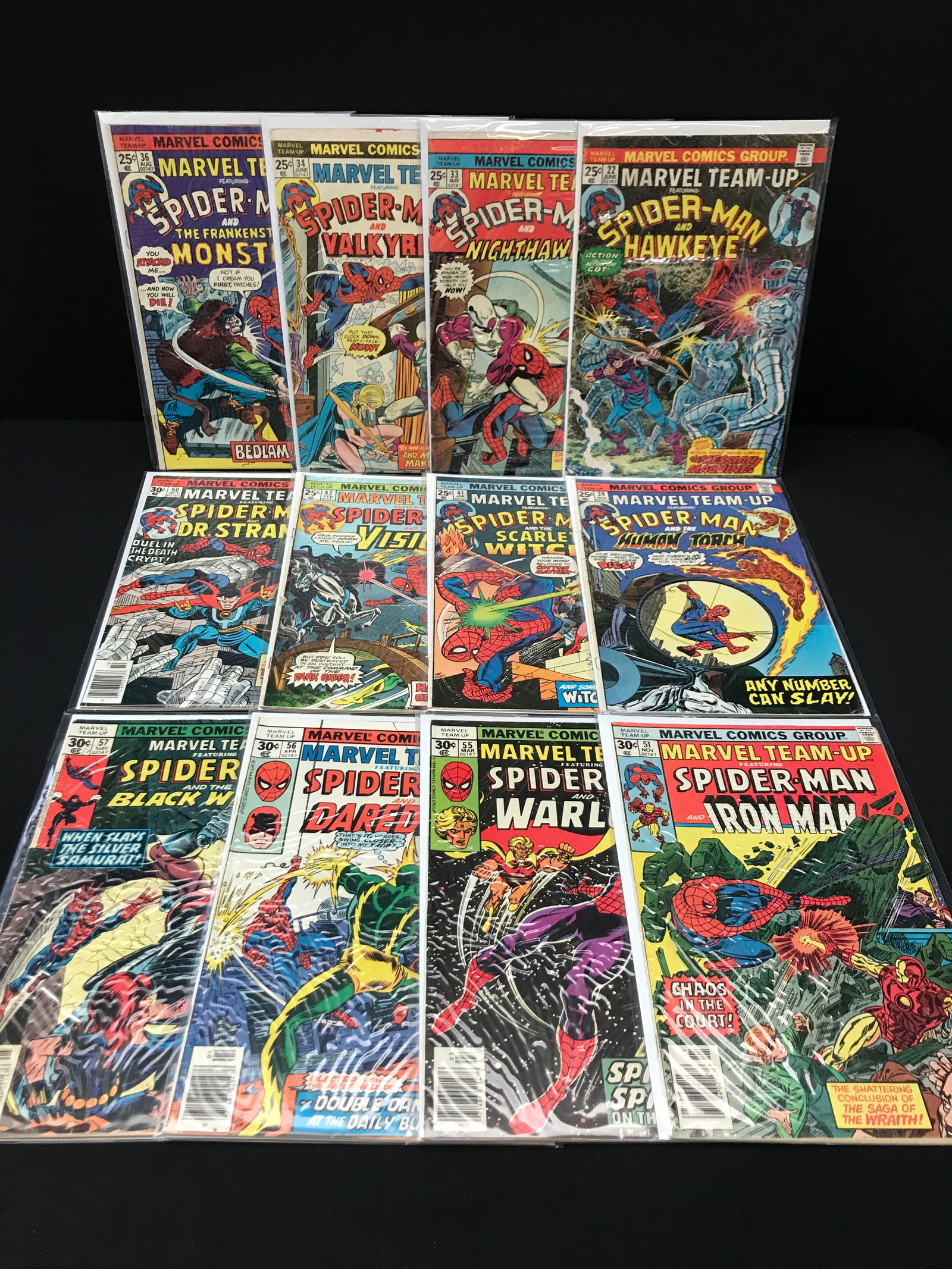 LOT OF 12 MARVEL TEAMUP COMICS - MARVEL COMICS (1 of 1)