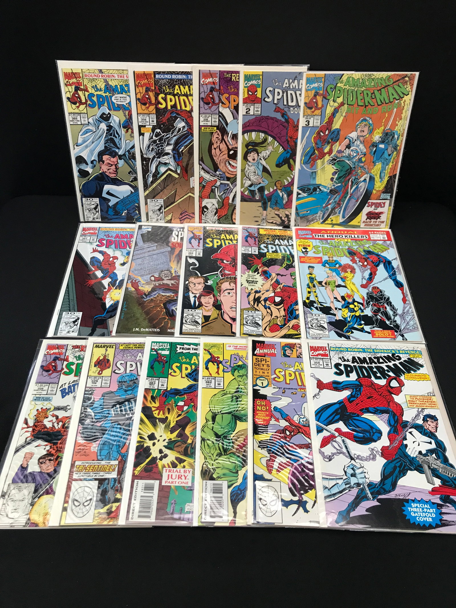 LOT OF 16 AMAZING SPIDERMAN COMICS - MARVEL COMICS (1 of 1)