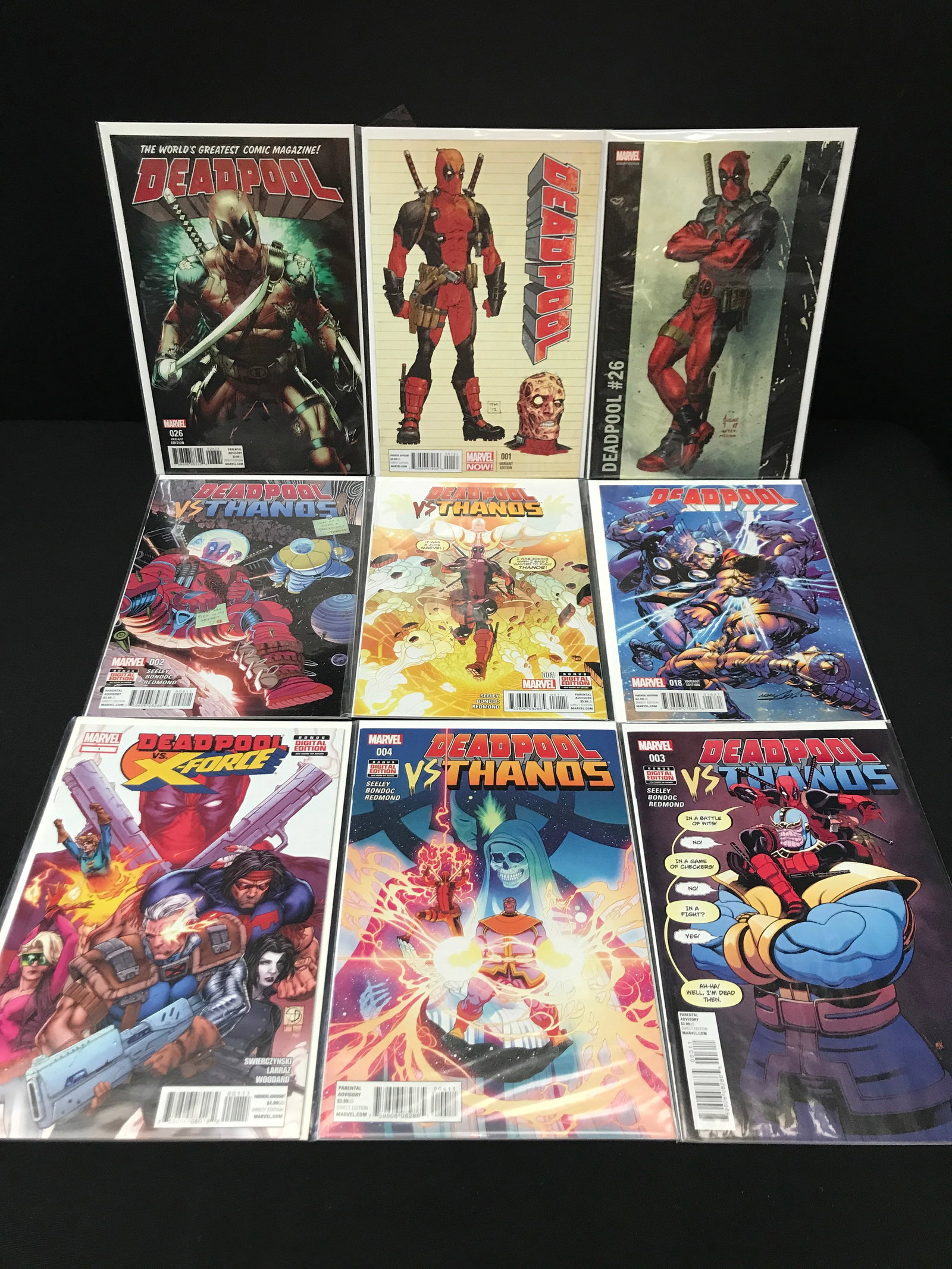 MARVEL COMICS DEADPOOL COMIC BOOK LOT: Prices are in Canadian dollars