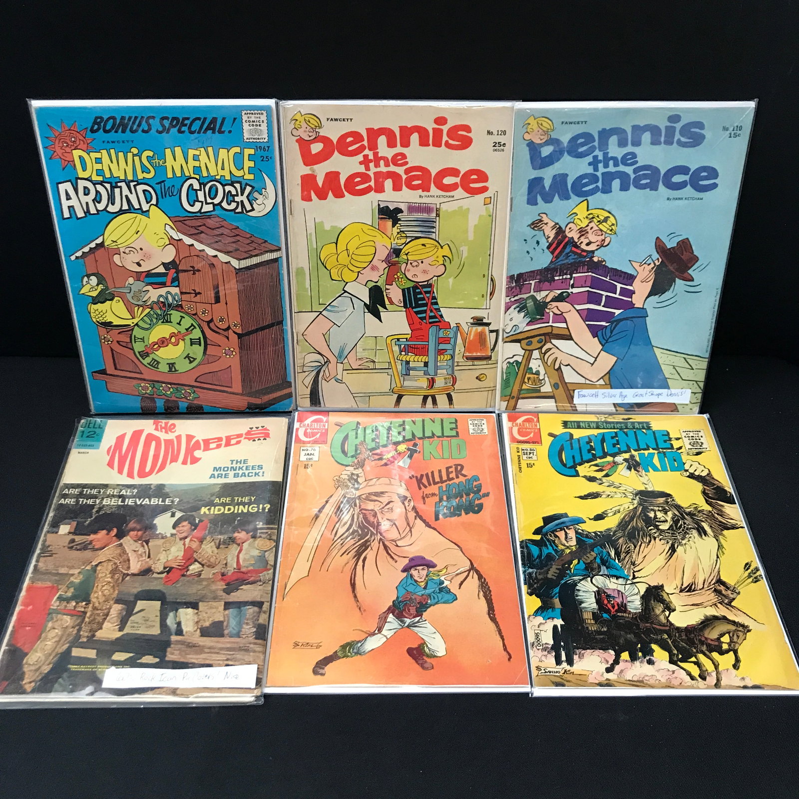 SILVER AGE CHARLTON COMIC BOOK LOT: Prices are in Canadian dollars
