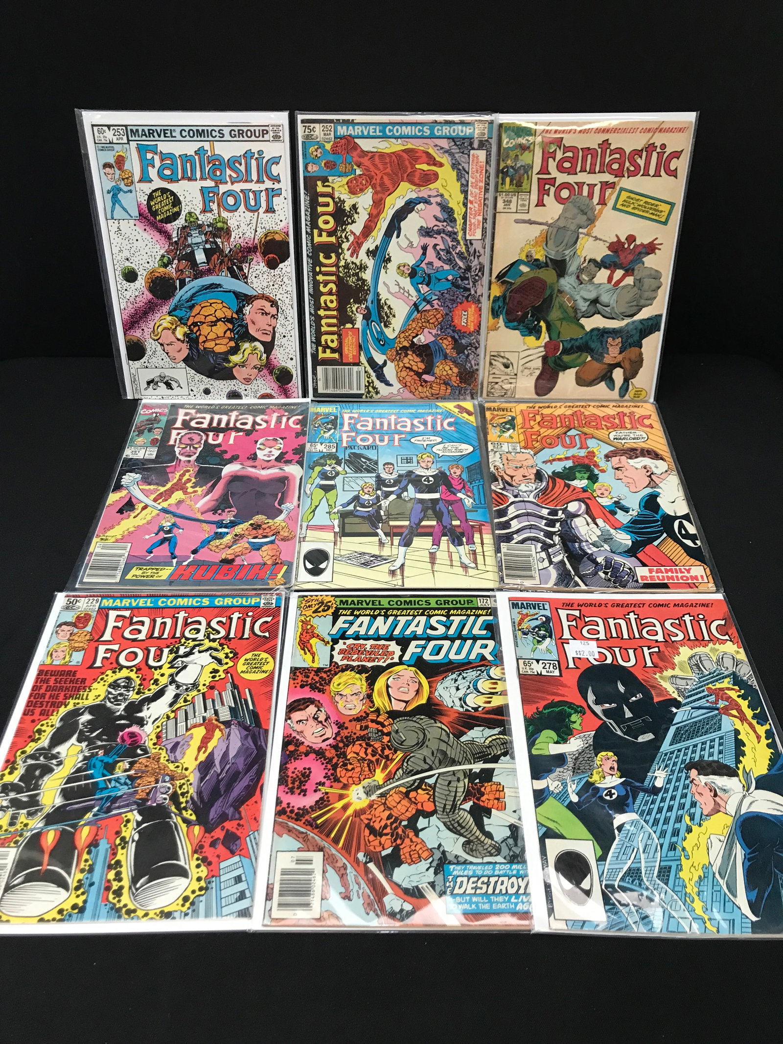 MARVEL COMICS FANTASTIC FOUR COMIC BOOK LOT (1 of 1)