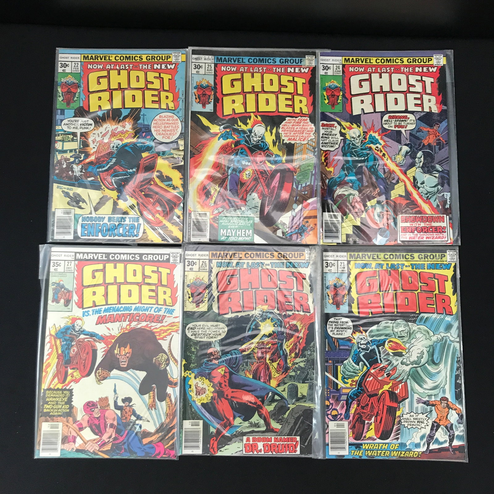 MARVEL COMICS GHOST RIDER COMIC BOOK LOT: Prices are in Canadian dollars