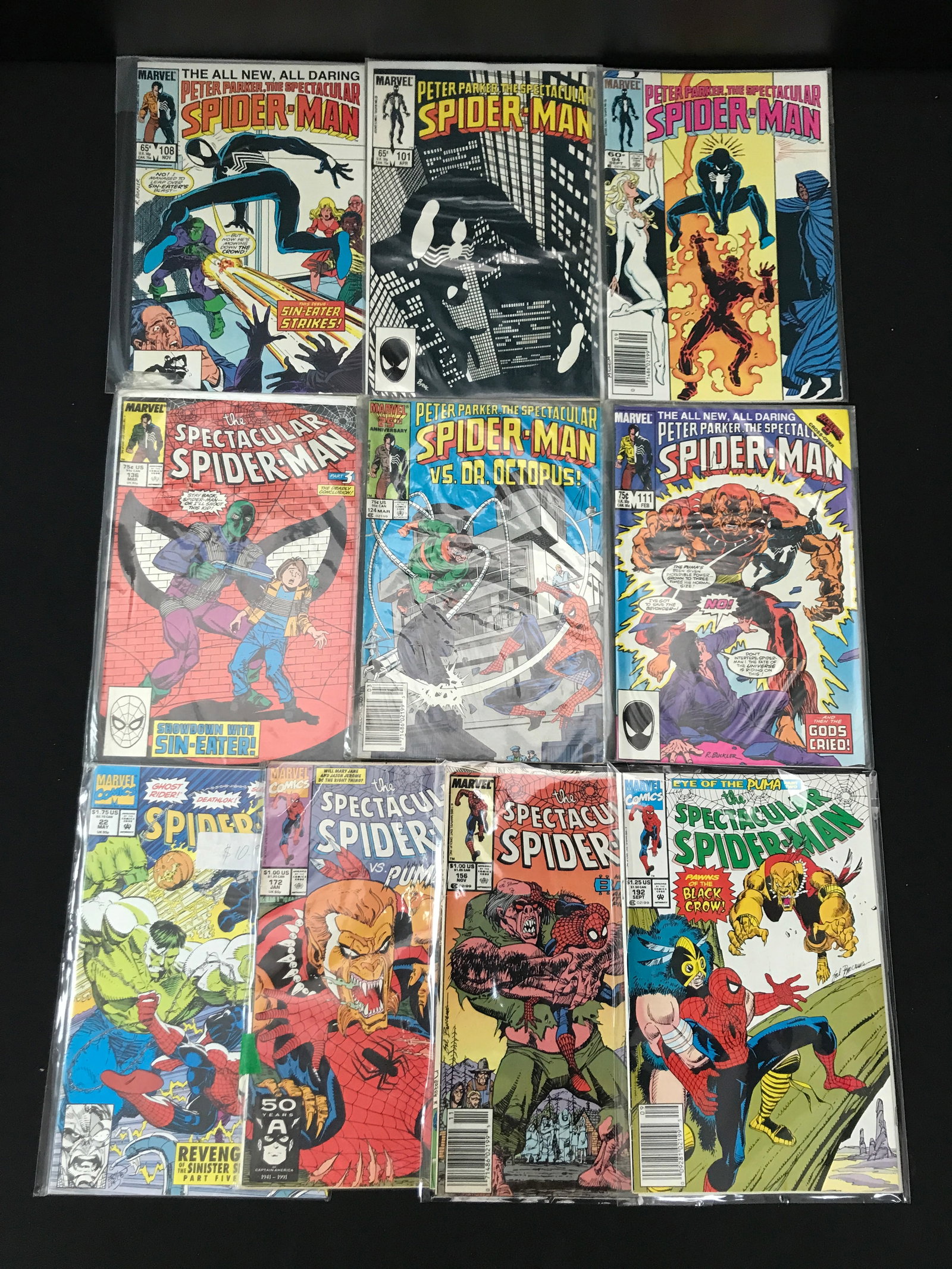 MARVEL COMICS SPIDER-MAN COMIC BOOK LOT: Prices are in Canadian dollars