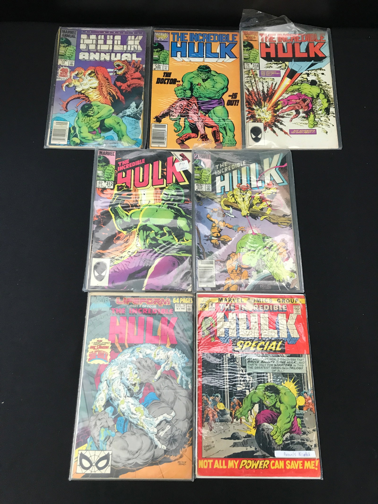 MARVEL COMICS THE INCREDIBLE HULK COMIC LOT (1 of 1)