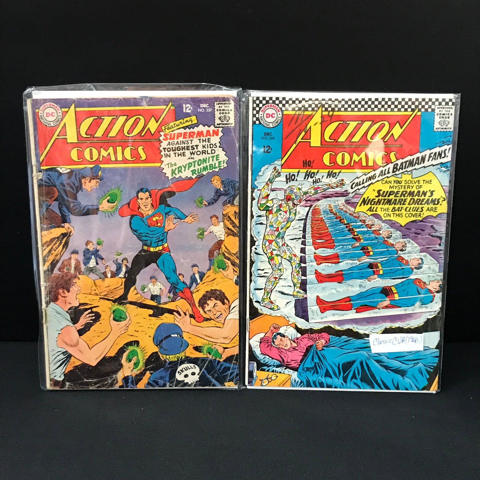 SILVER AGE ACTION COMIC BOOK LOT: Prices are in Canadian dollars