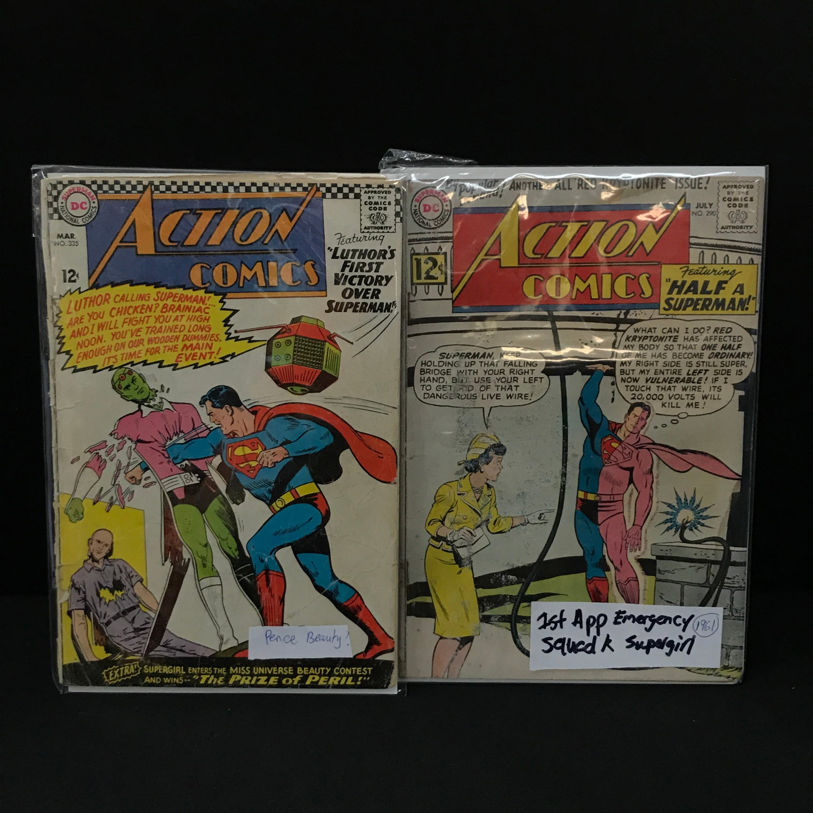SILVER AGE ACTION COMIC BOOK LOT: Prices are in Canadian dollars