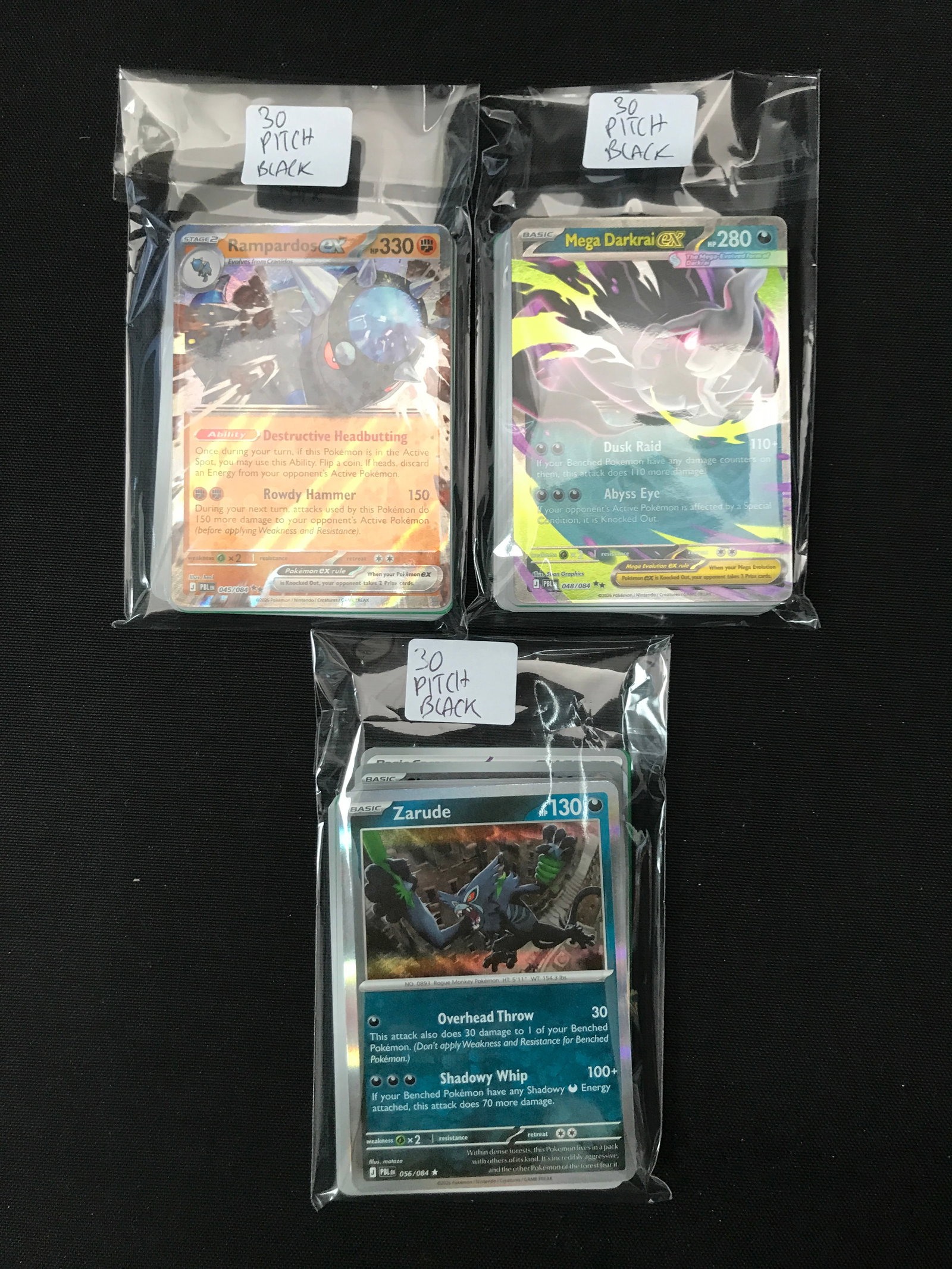 LOT OF 90 POKEMON TCG PITCH BLACK TRADING CARDS: Prices are in Canadian dollars