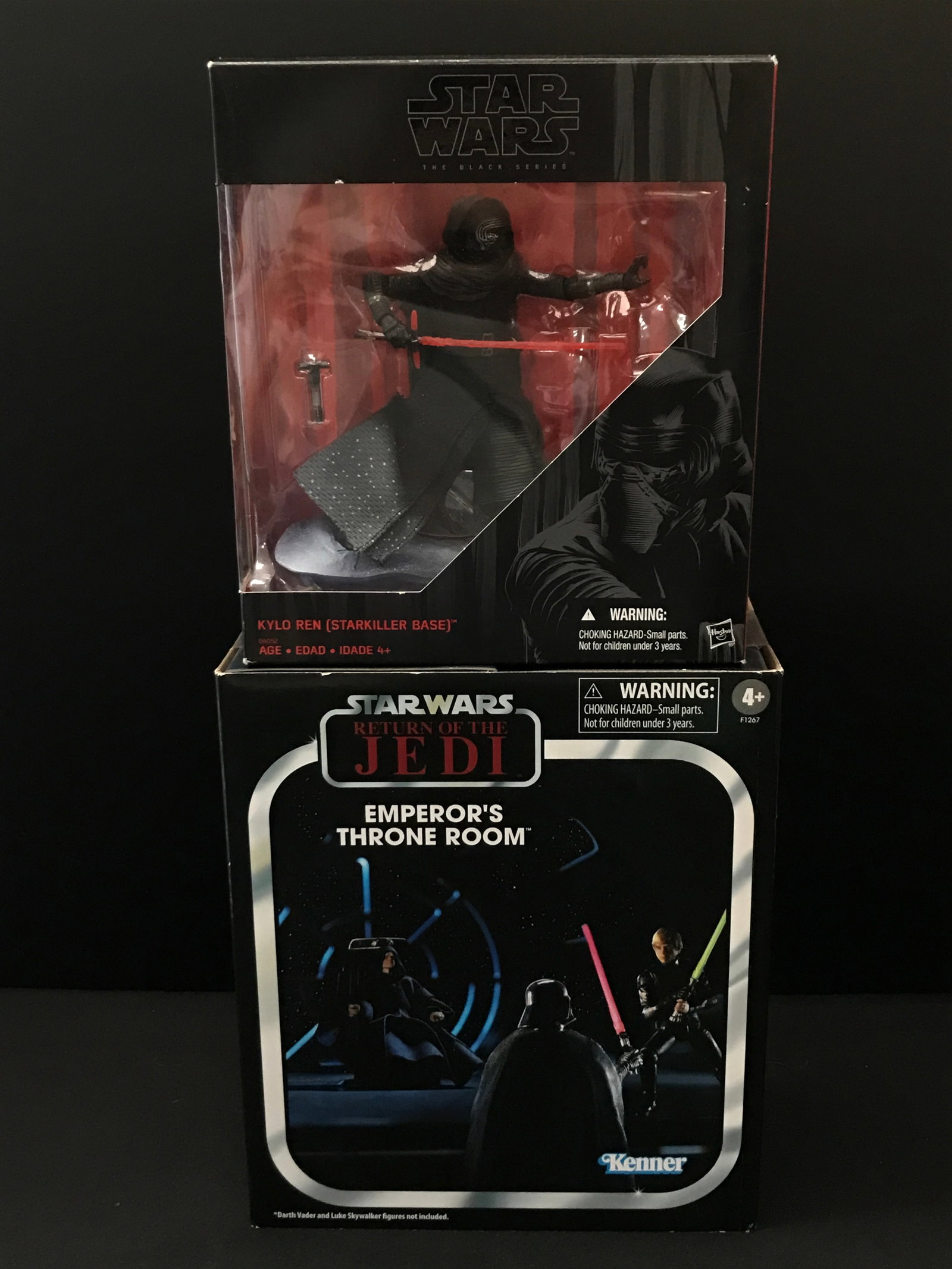 LOT OF 2 STAR WARS ACTION FIGURES IN ORIGINAL PACKAGING: Prices are in Canadian dollars