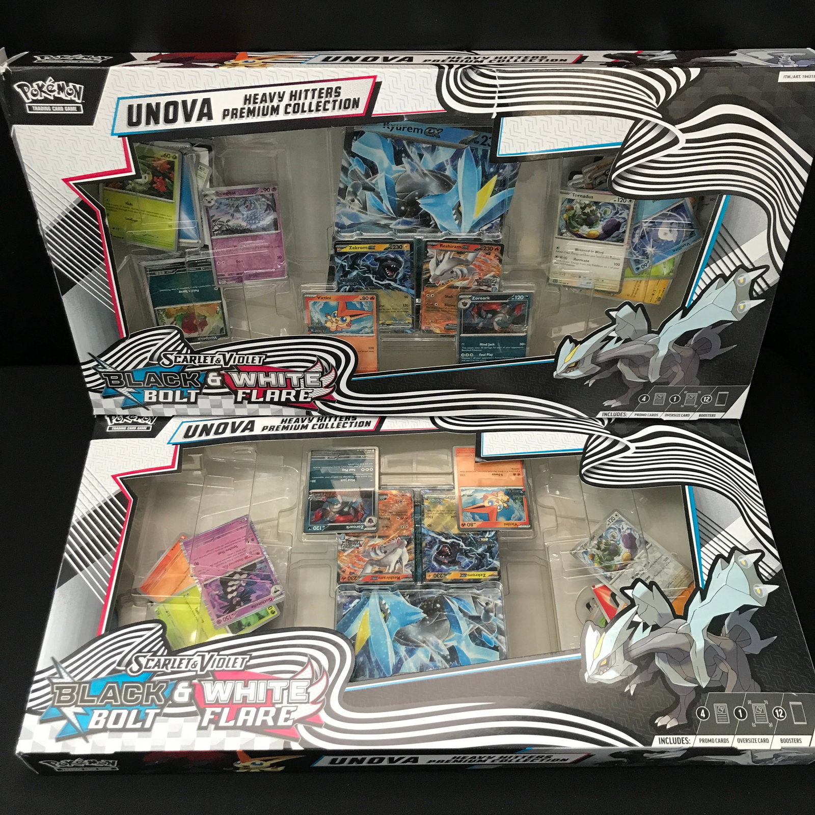 L OT OF 2 POKEMON TCG BLACK BOLT AND WHITE FLAIR BOXES - BULK: Prices are in Canadian dollars